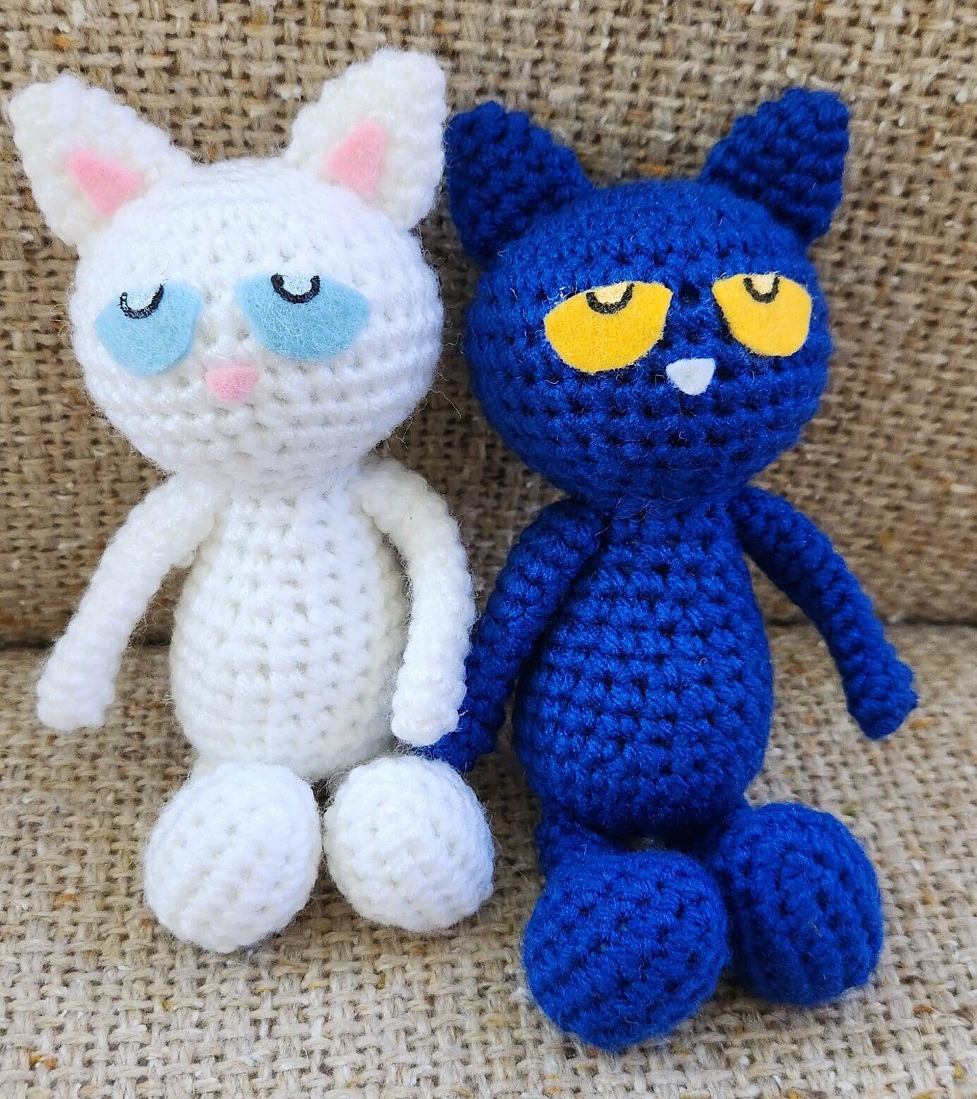 Products Mini Pete the Cat and Friends Crochet Pattern Digital