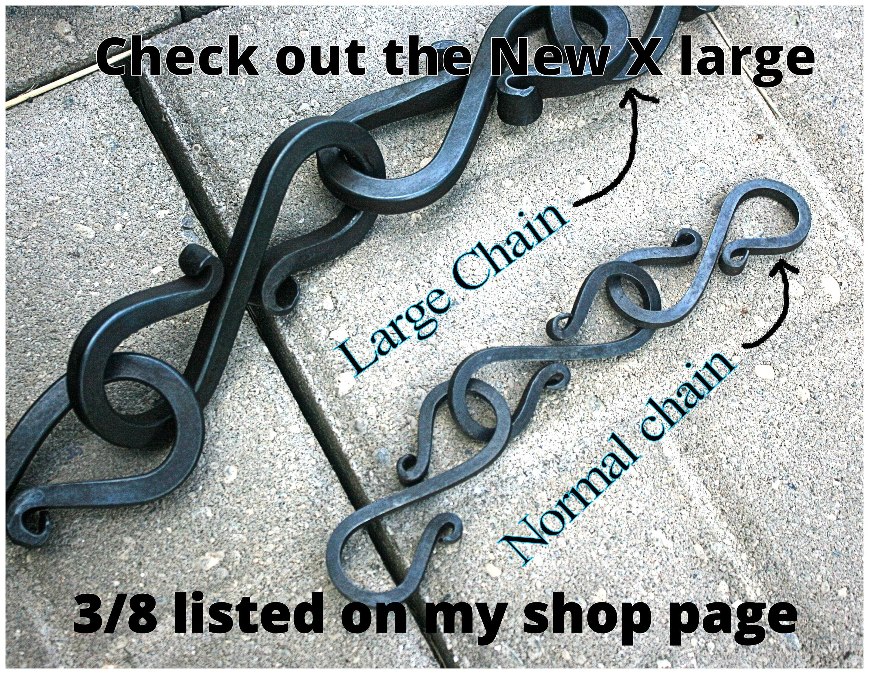 Products :: Decorative Chain hand forged (1/4 round)