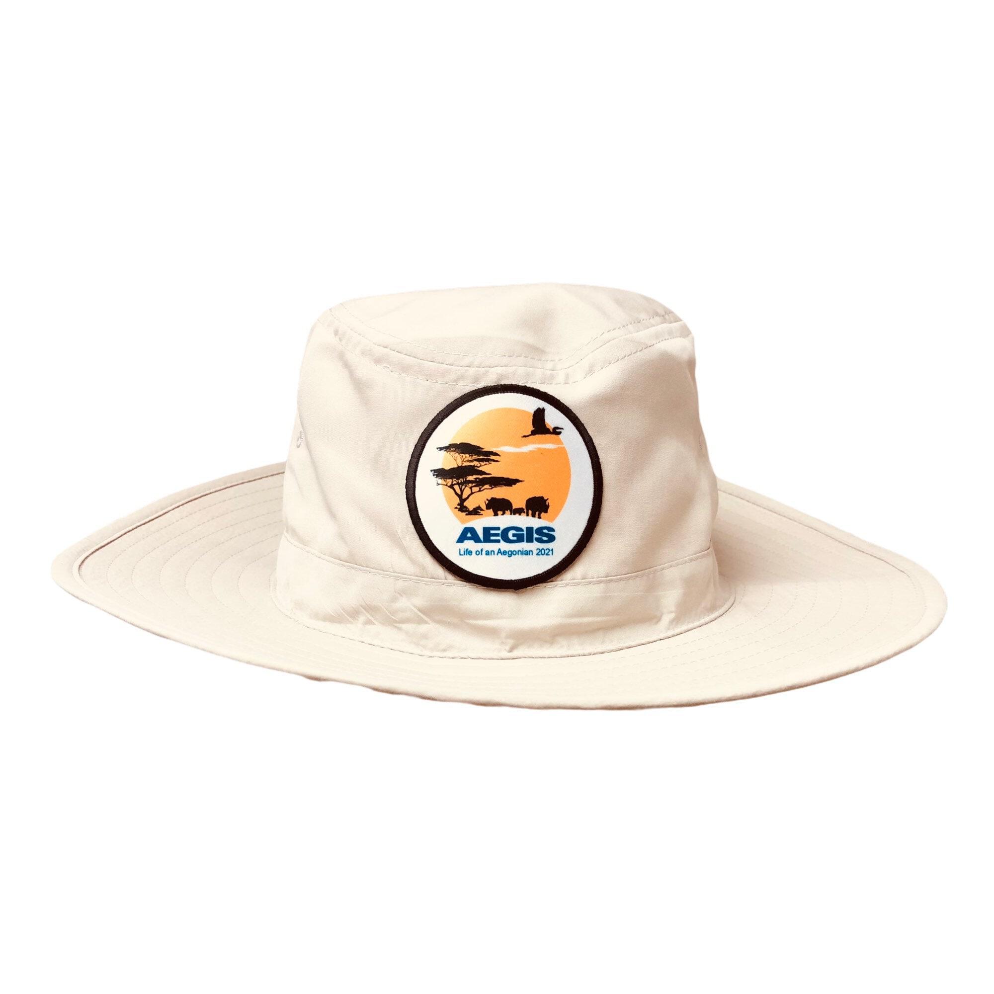 Products :: Custom Leather Patch Safari Hat, Wide Brim Hat, Laser ...