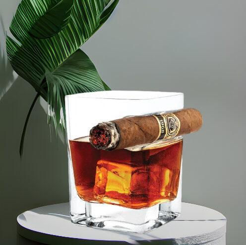 Monogrammed Corkcicle Cigar Glass