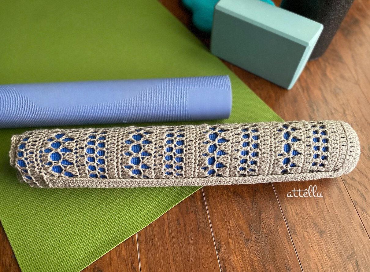 Yoga Mat Bag Crochet Pilates Gym Carrier Yogi Handmade