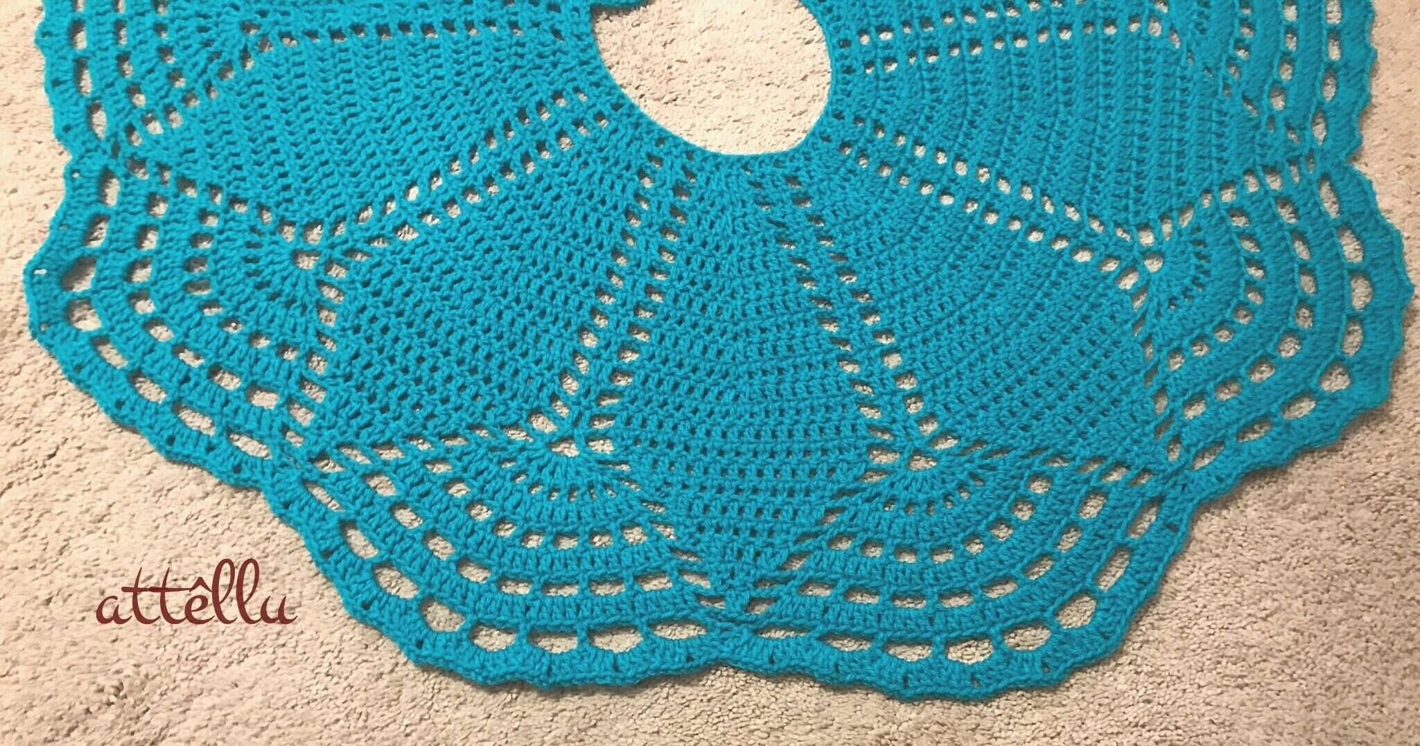 Turquoise Tree Skirt 