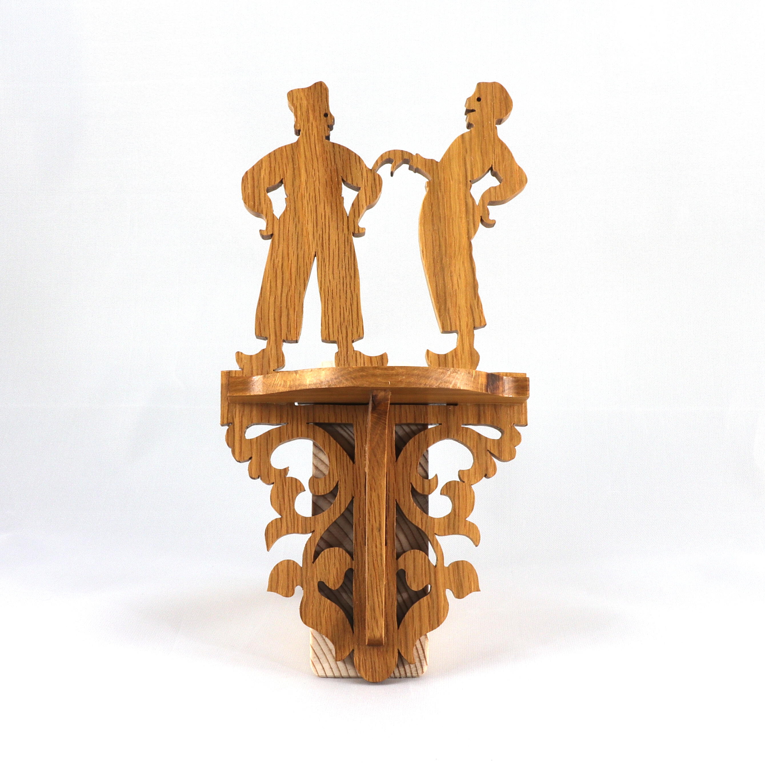 Handcrafted Victorian Wall Shelf made from premium hardwood, skillfully finished with Polyurethane for home decor or showcasing small items.