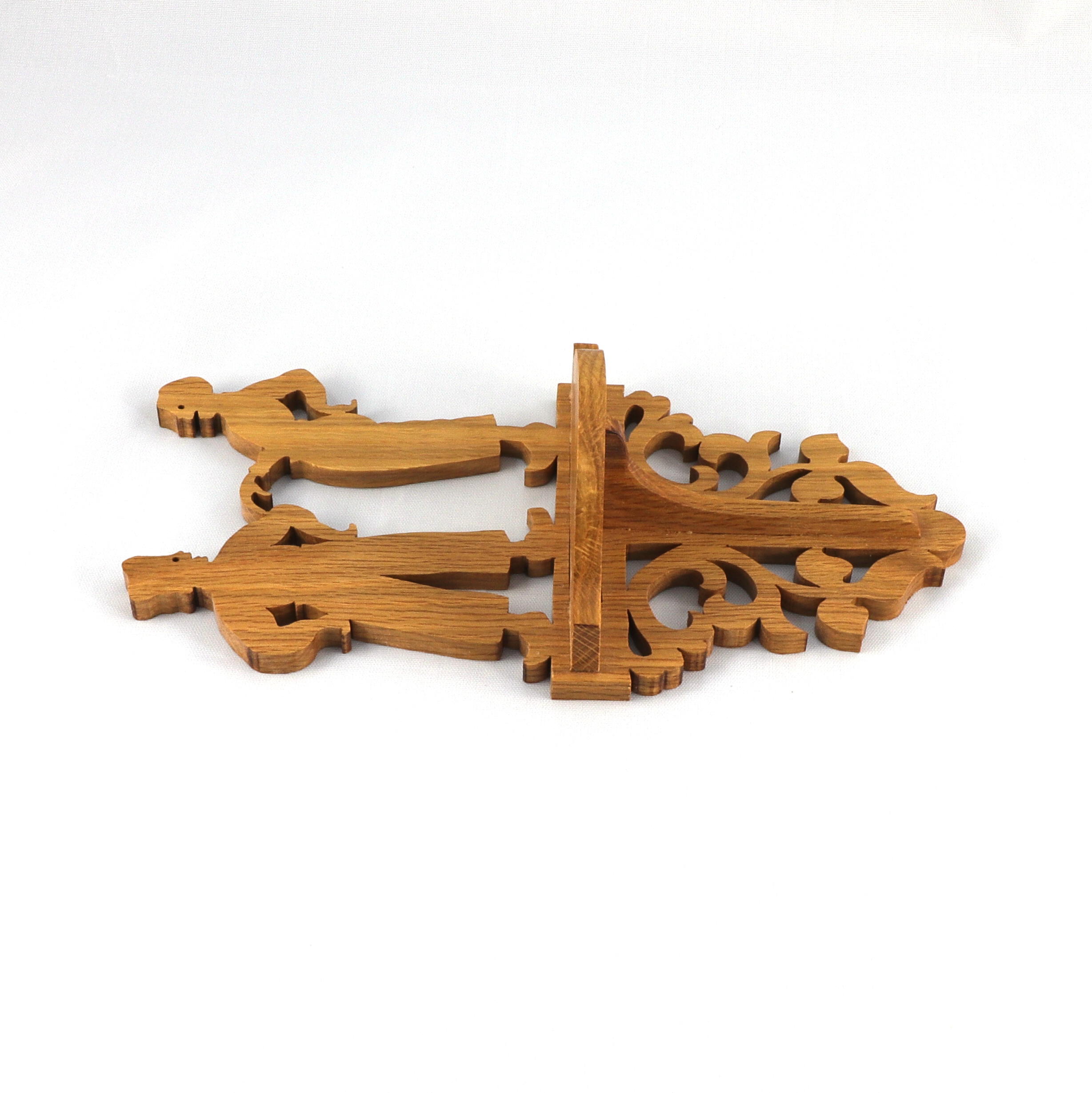 Handcrafted Victorian Wall Shelf made from premium hardwood, skillfully finished with Polyurethane for home decor or showcasing small items.
