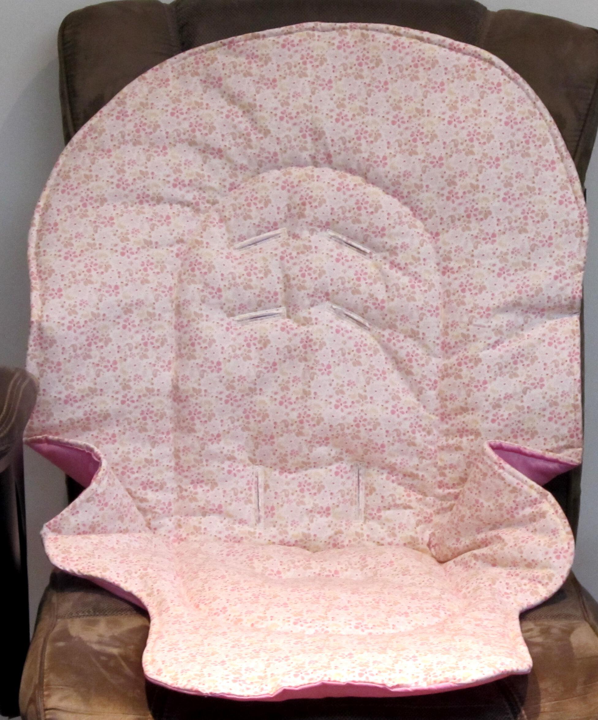 Padded Replacement cover for the older Duo diner high chair and Graco Blossom feeding chair,