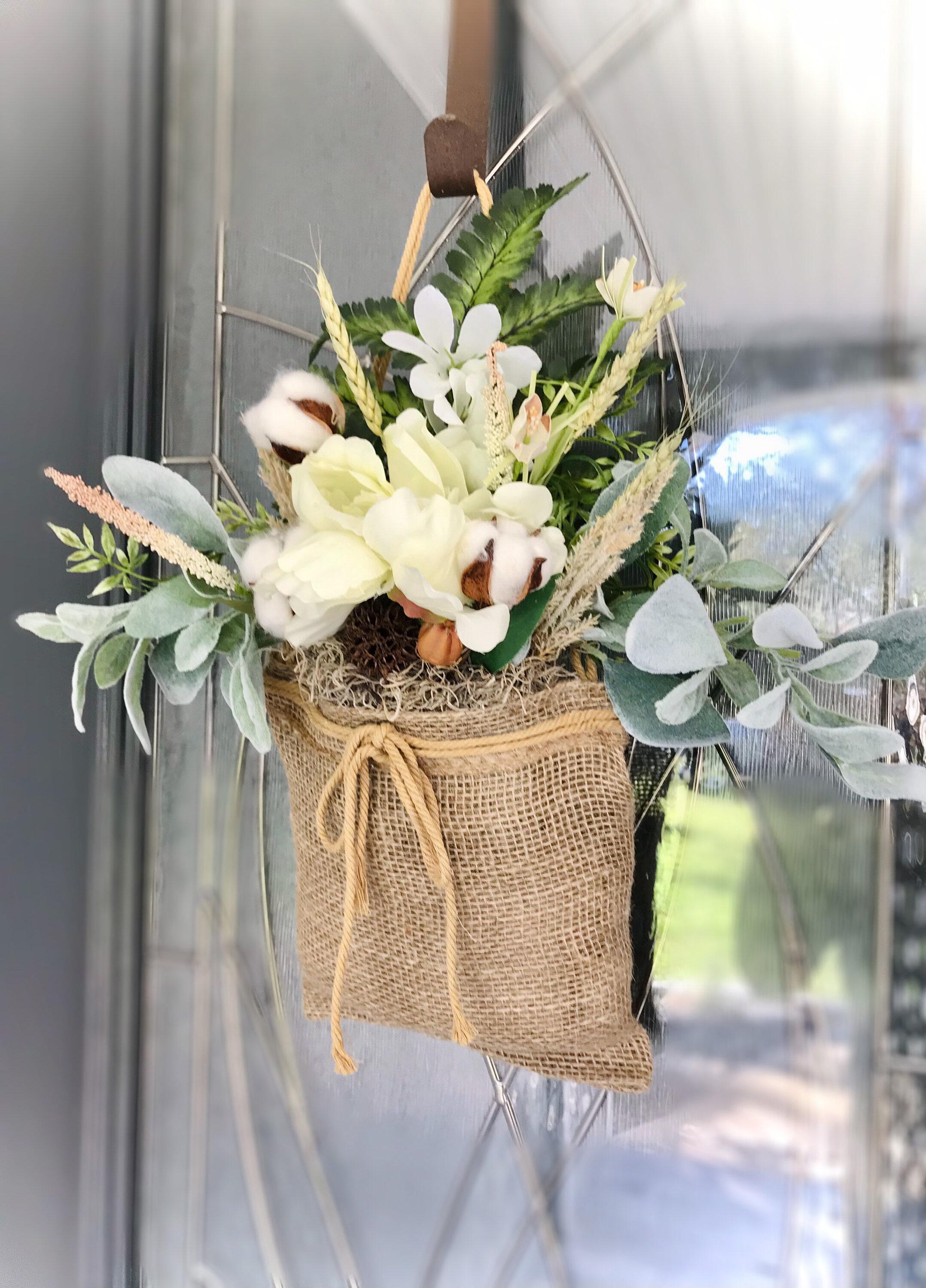 Burlap clearance sack decor