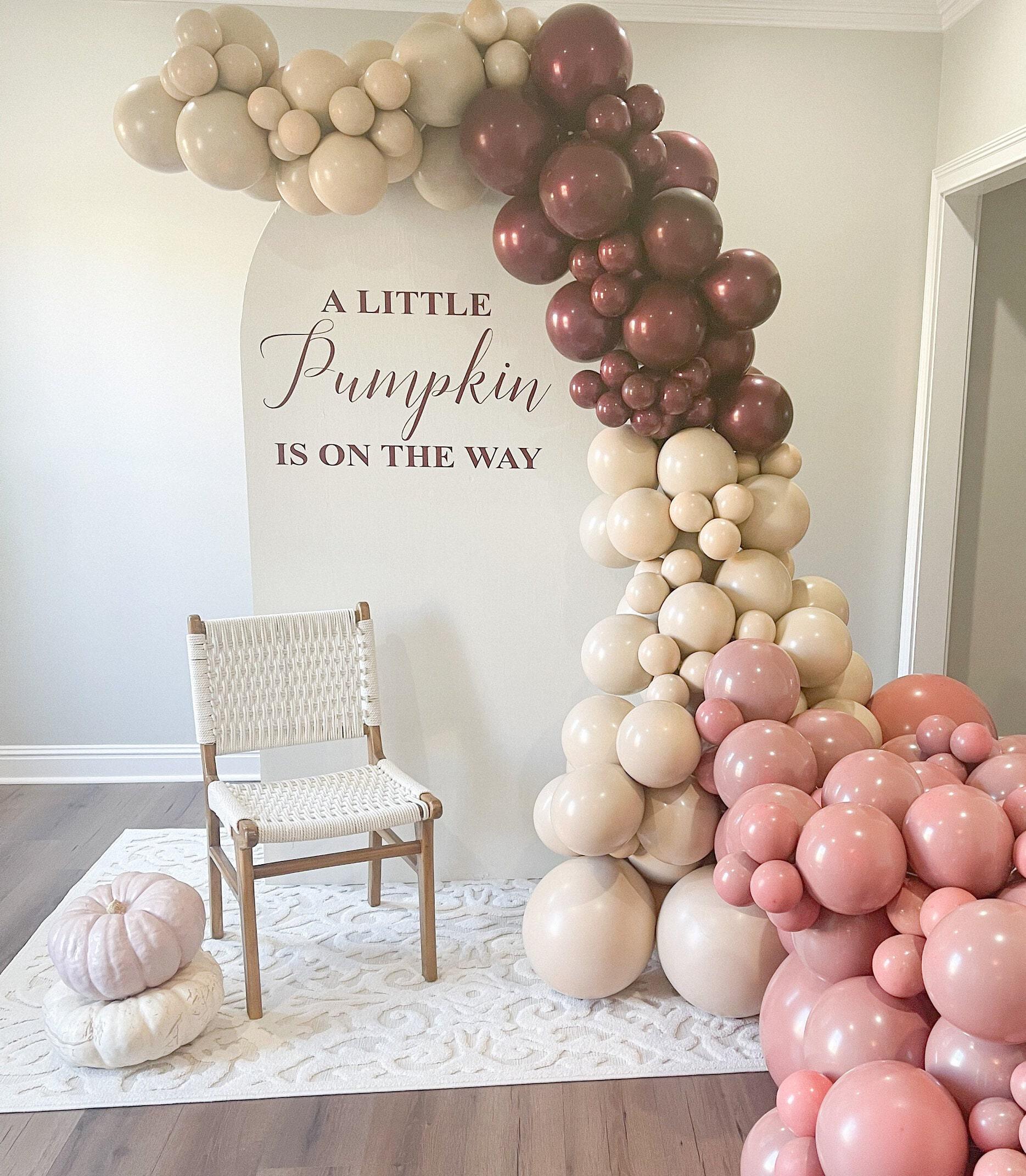 Little Pumpkin Baby Shower Decor, Little outlet Pumpkin Wreath for Baby Shower, White Pumpkin Hoop Wreath for Nursery