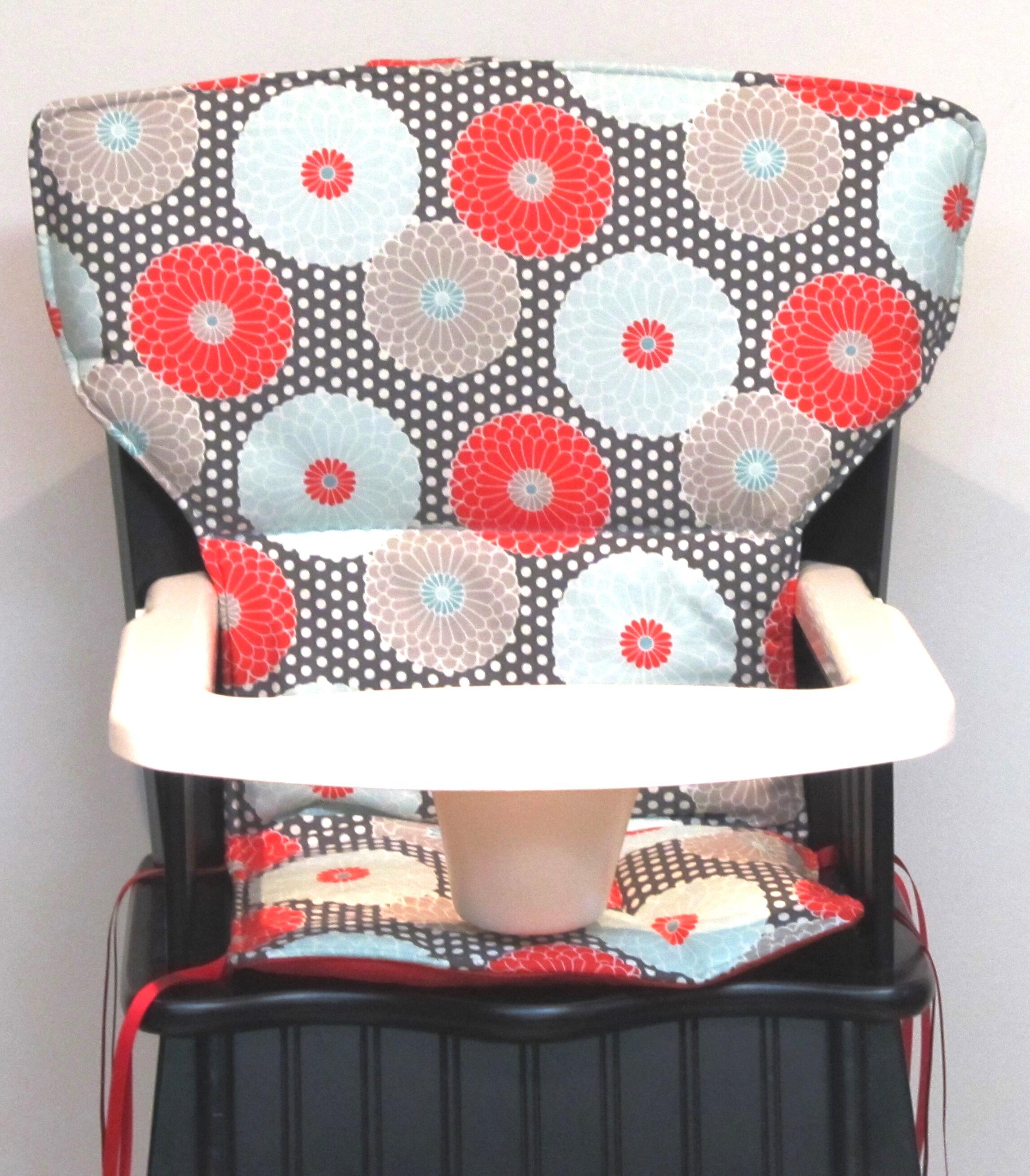 Eddie Bauer, Safety First wooden high chair pad, dots n ...