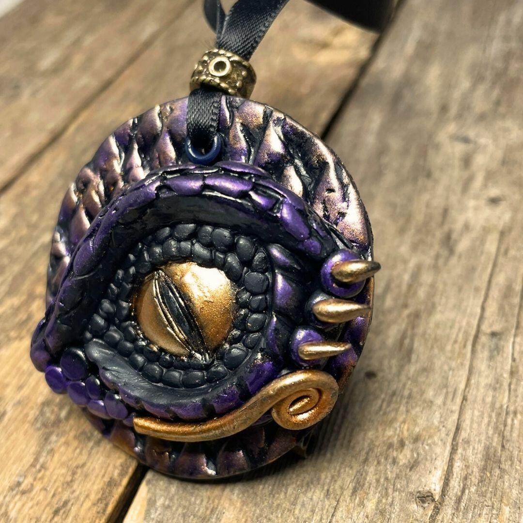 Polymer Clay Ender Eye Necklace