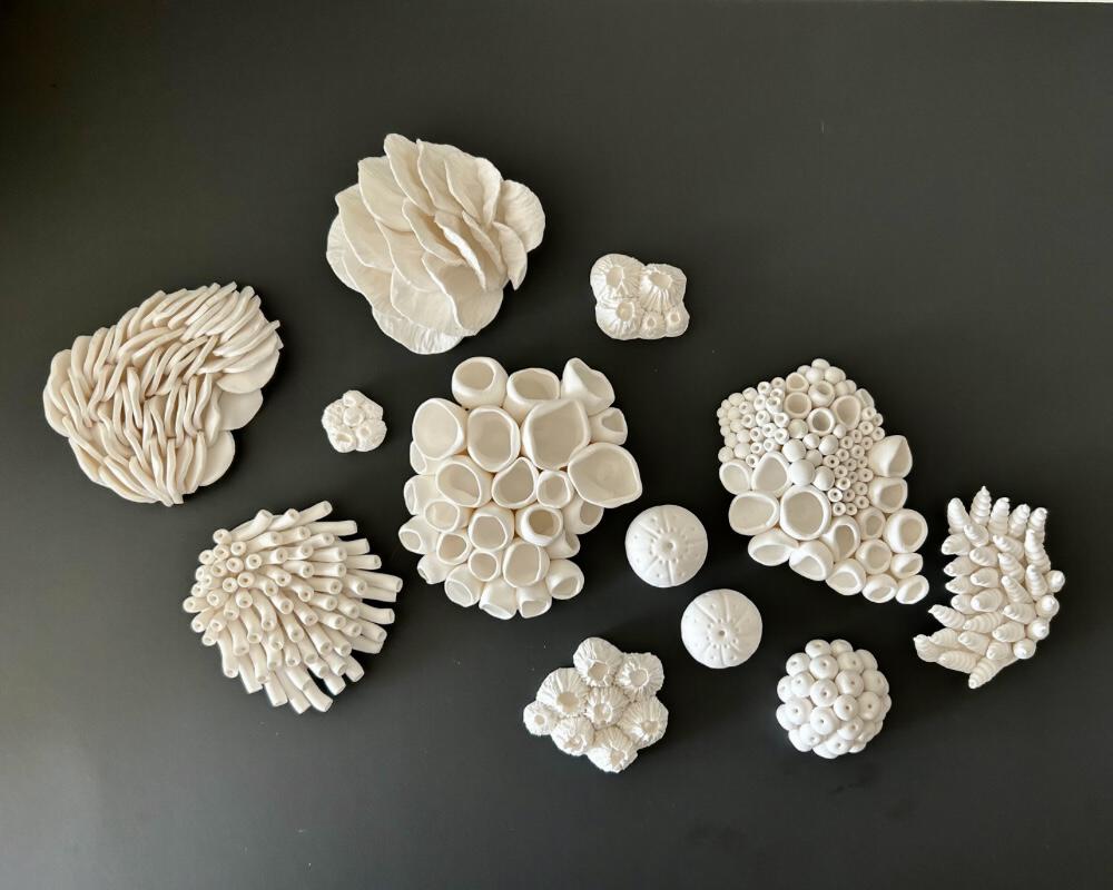 Polymer Clay Art Clay Wall Art 4in Art Polymer Clay Decor 3D Clay