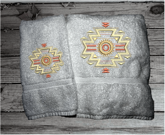 Southwest Luxury Bath Towel Set or Individual Bath Hand 