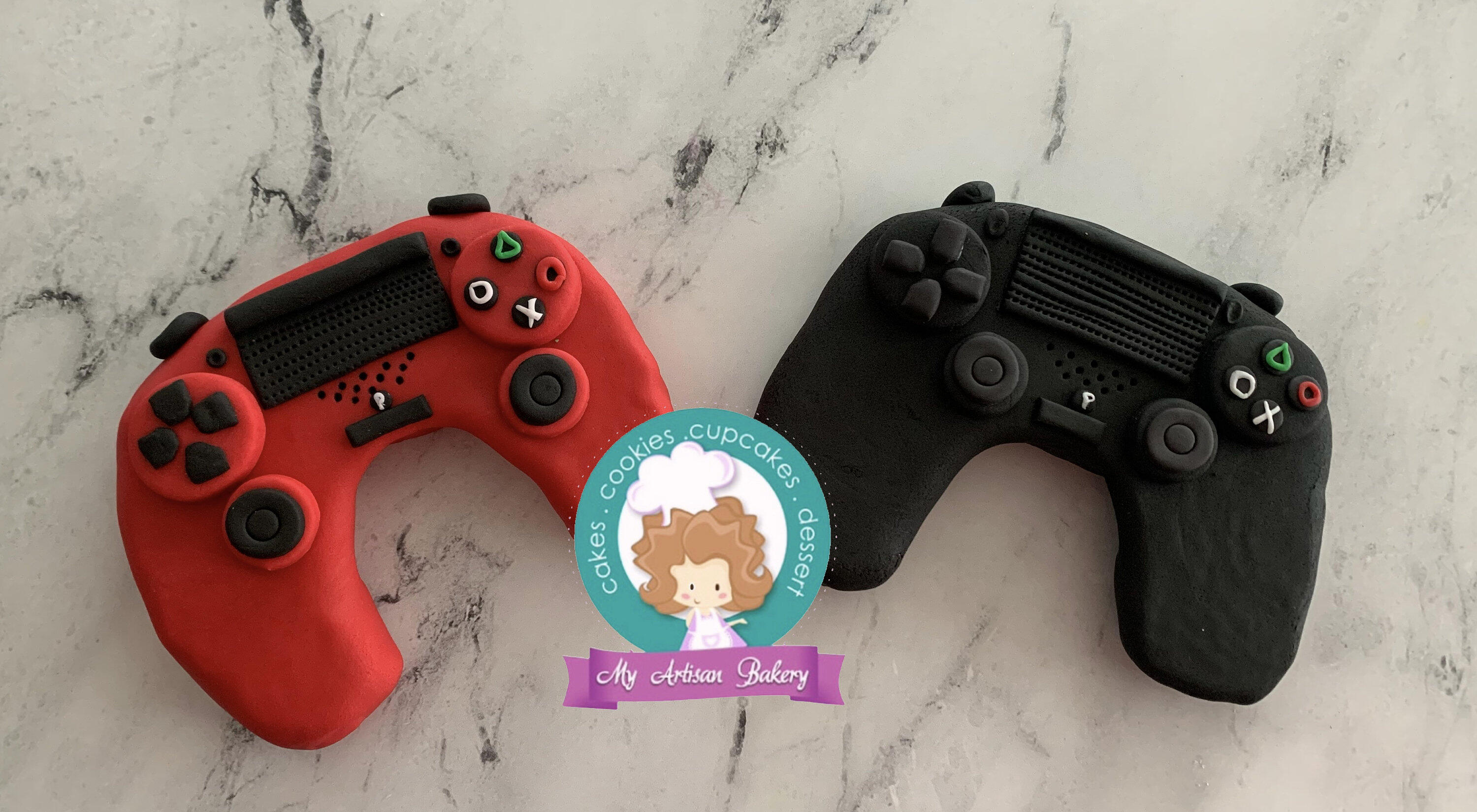 Products Game controller fondant cake topper