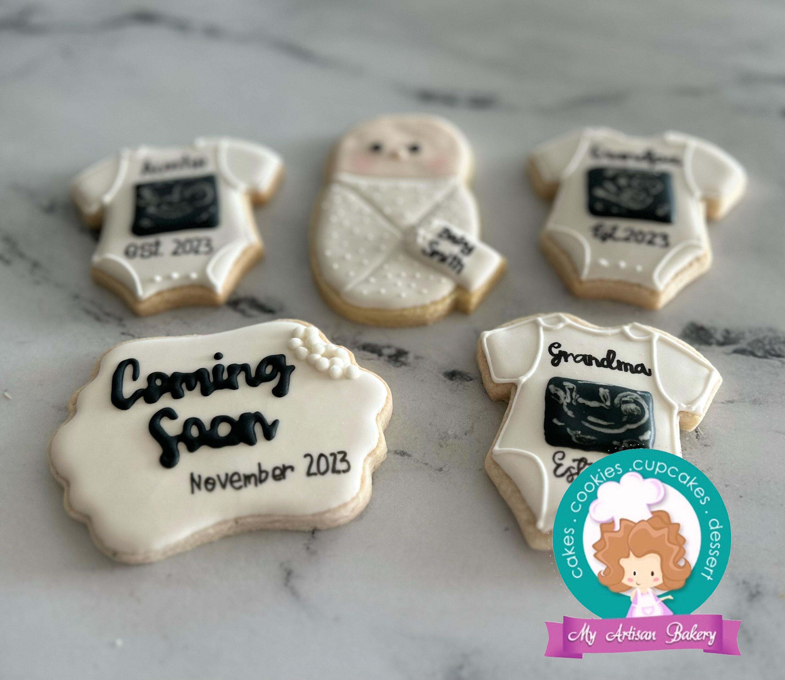Products Baby Announcement cookies