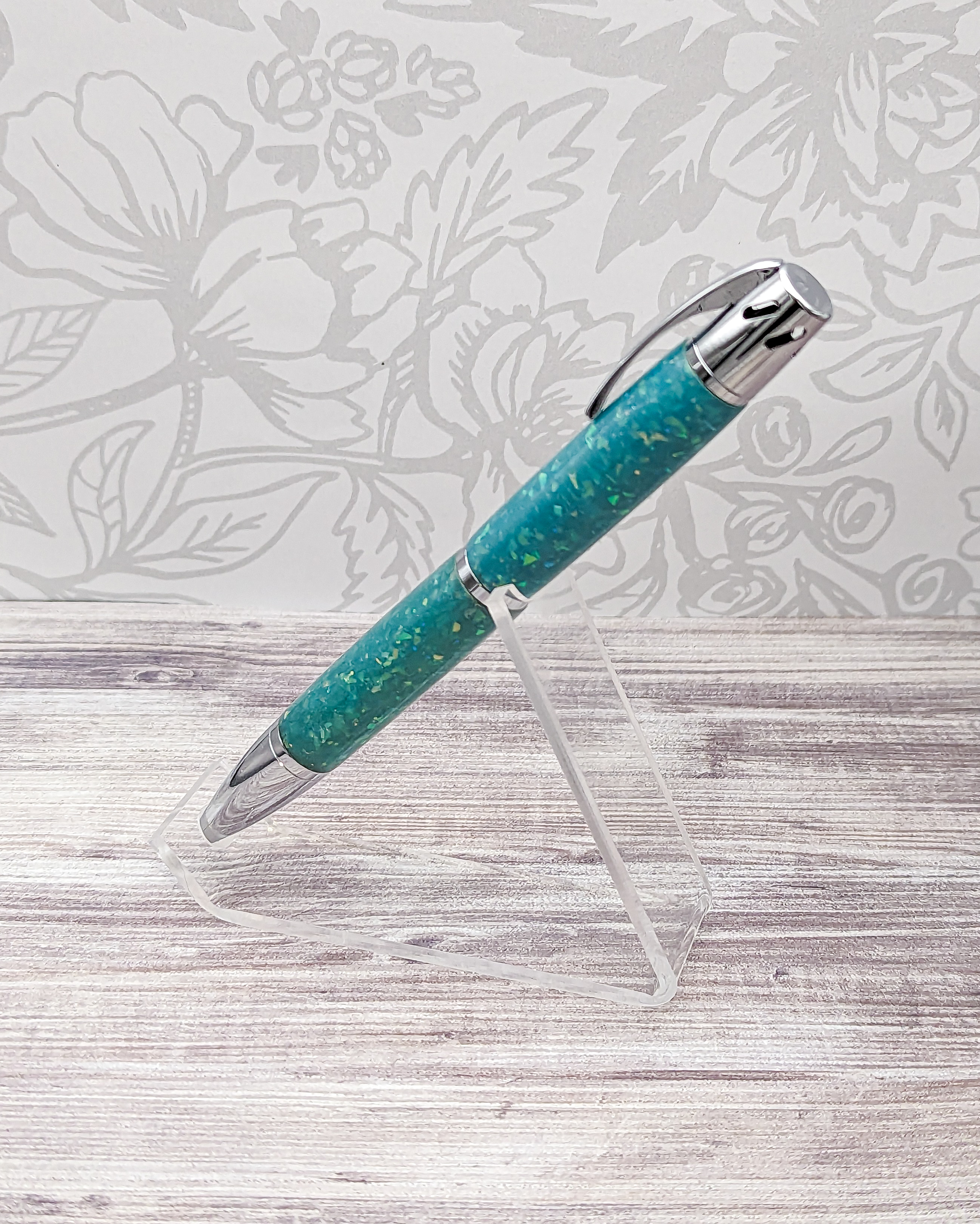 Pens That Make scents Turquoise Blue Aromatherapy Pen/ Essential Oil Pen/  Diffuser Pen/ Ball Point Pen/ Stationary/ Refillable Pen 