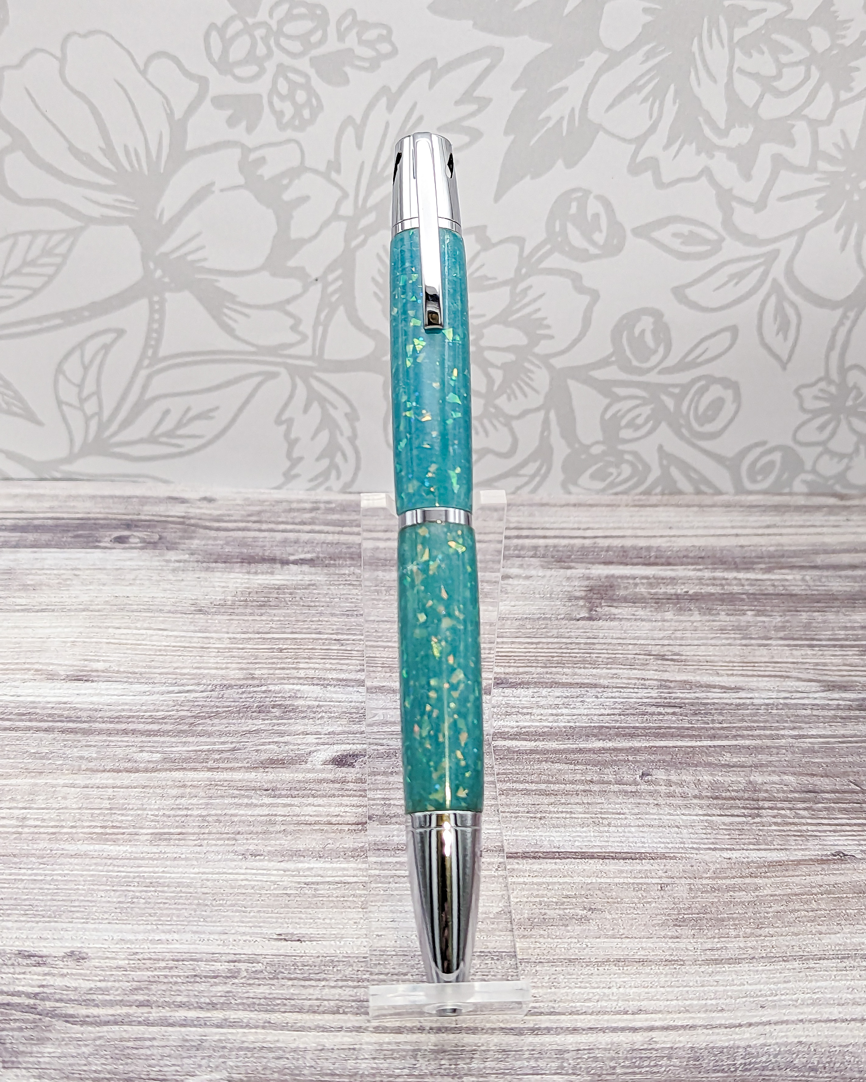 Pens That Make scents Turquoise Blue Aromatherapy Pen/ Essential Oil Pen/  Diffuser Pen/ Ball Point Pen/ Stationary/ Refillable Pen 