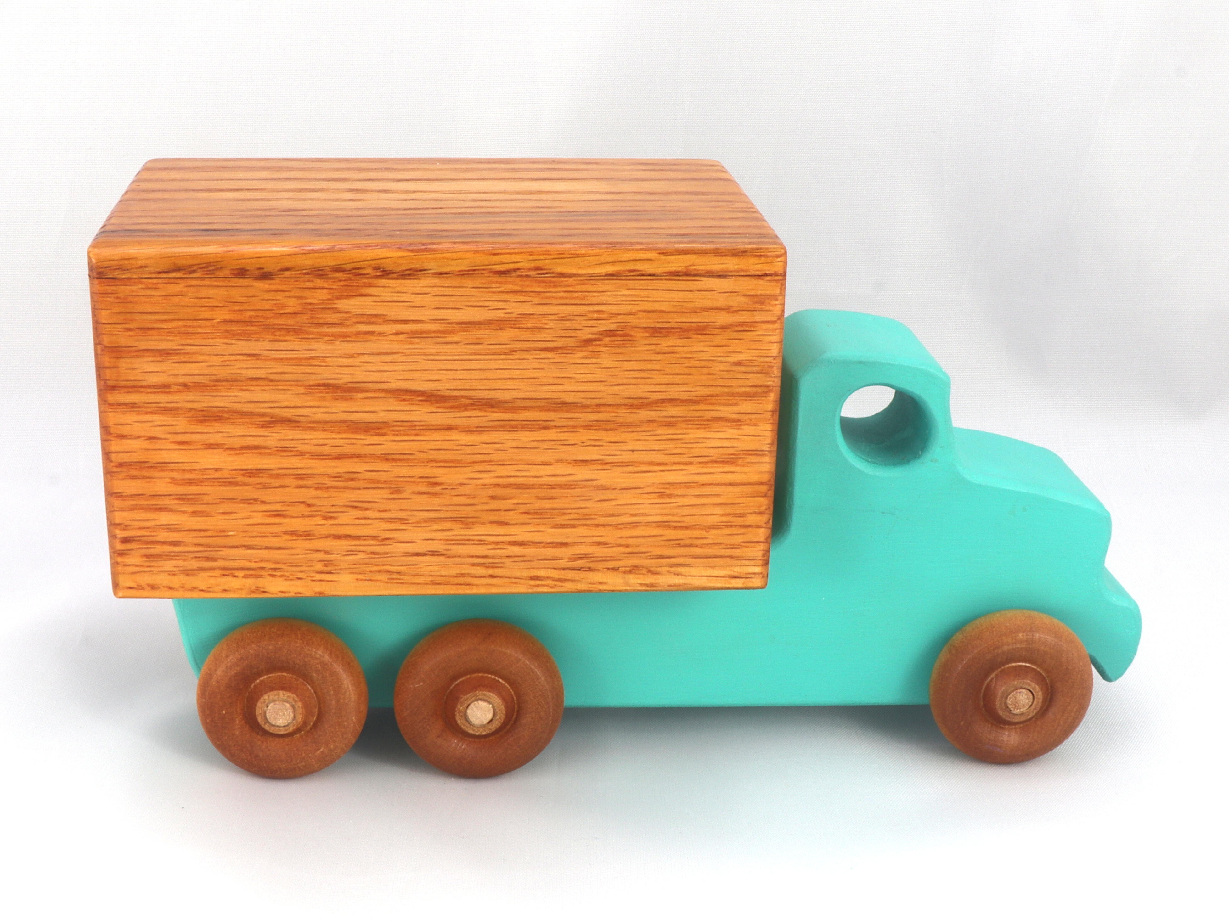 Vintage wooden new arrivals toy trucks