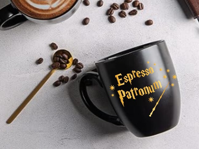 Espresso Patronum Engraved Harry Potter Themed Mug