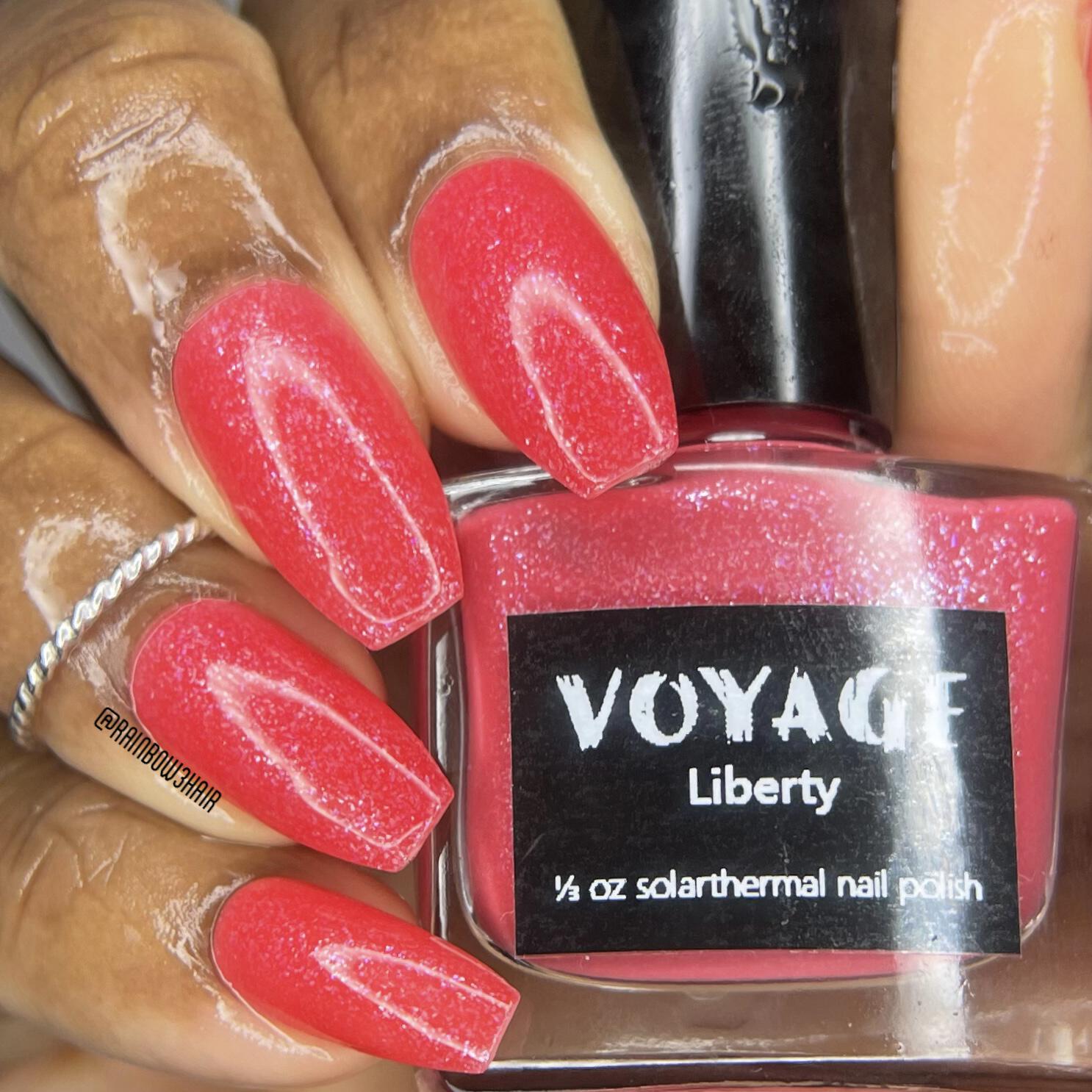 Bath & Beauty Liberty Solarthermal Color Changing Handmade Nail