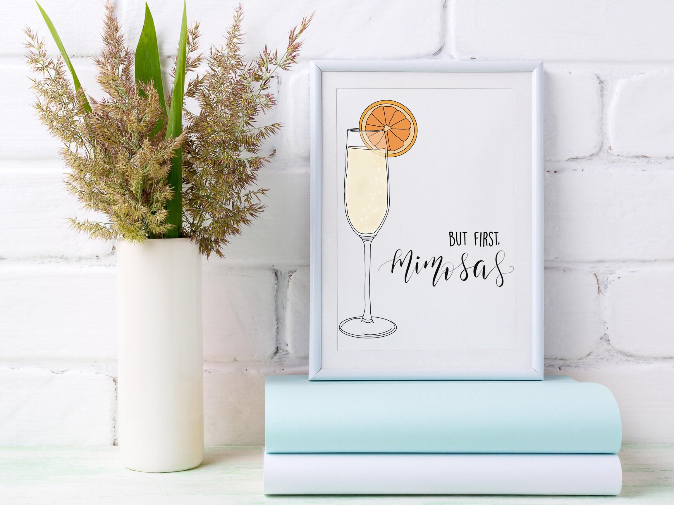 Mimosa Bar Sign For Bridal Shower Brunch | Zazzle