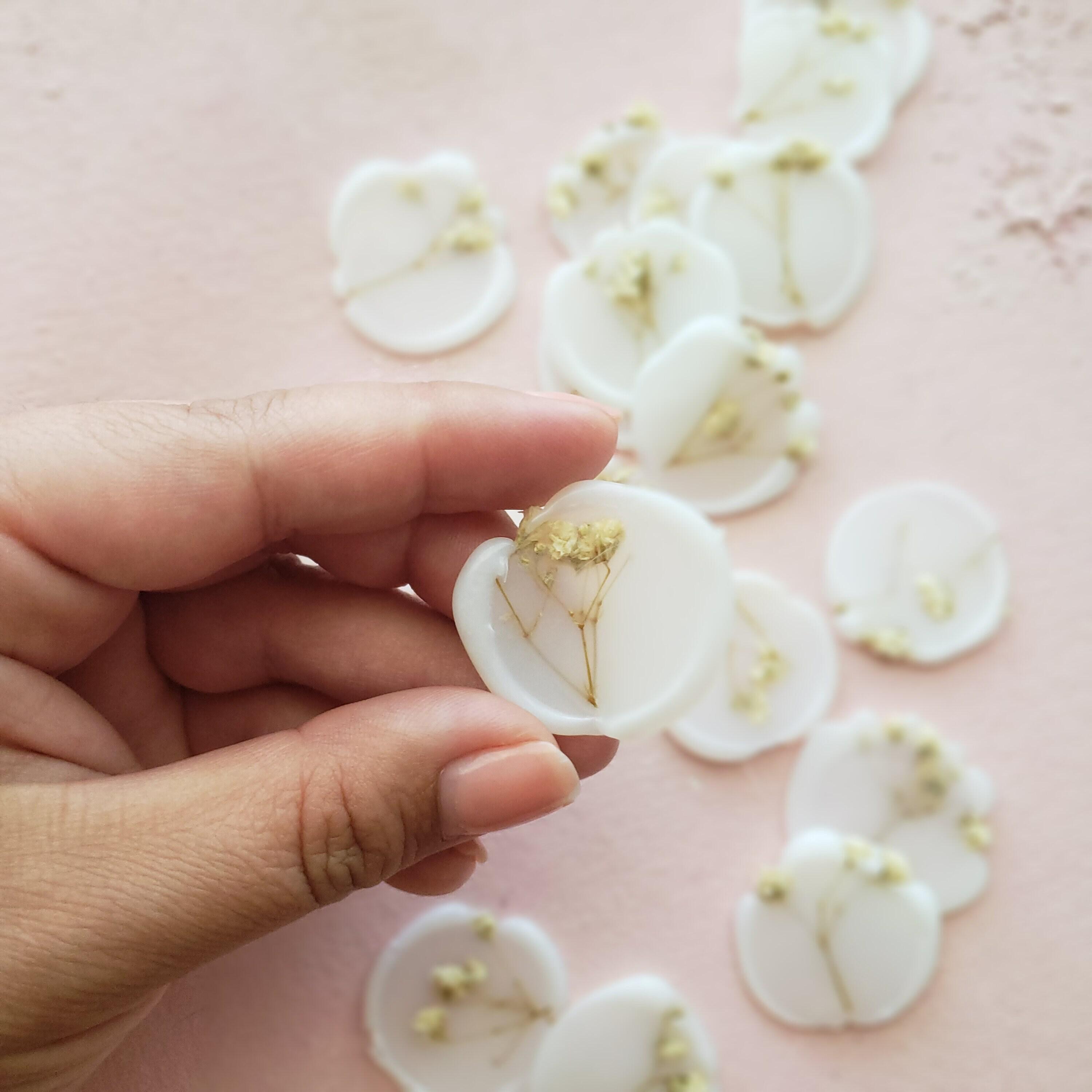 Products :: Baby's Breath Wax Seals Stickers (set of 10), Dried Flower Wax  Seal, DIY Wedding Invites, Boho Wedding Invites, Pressed Flowers Wax Seal