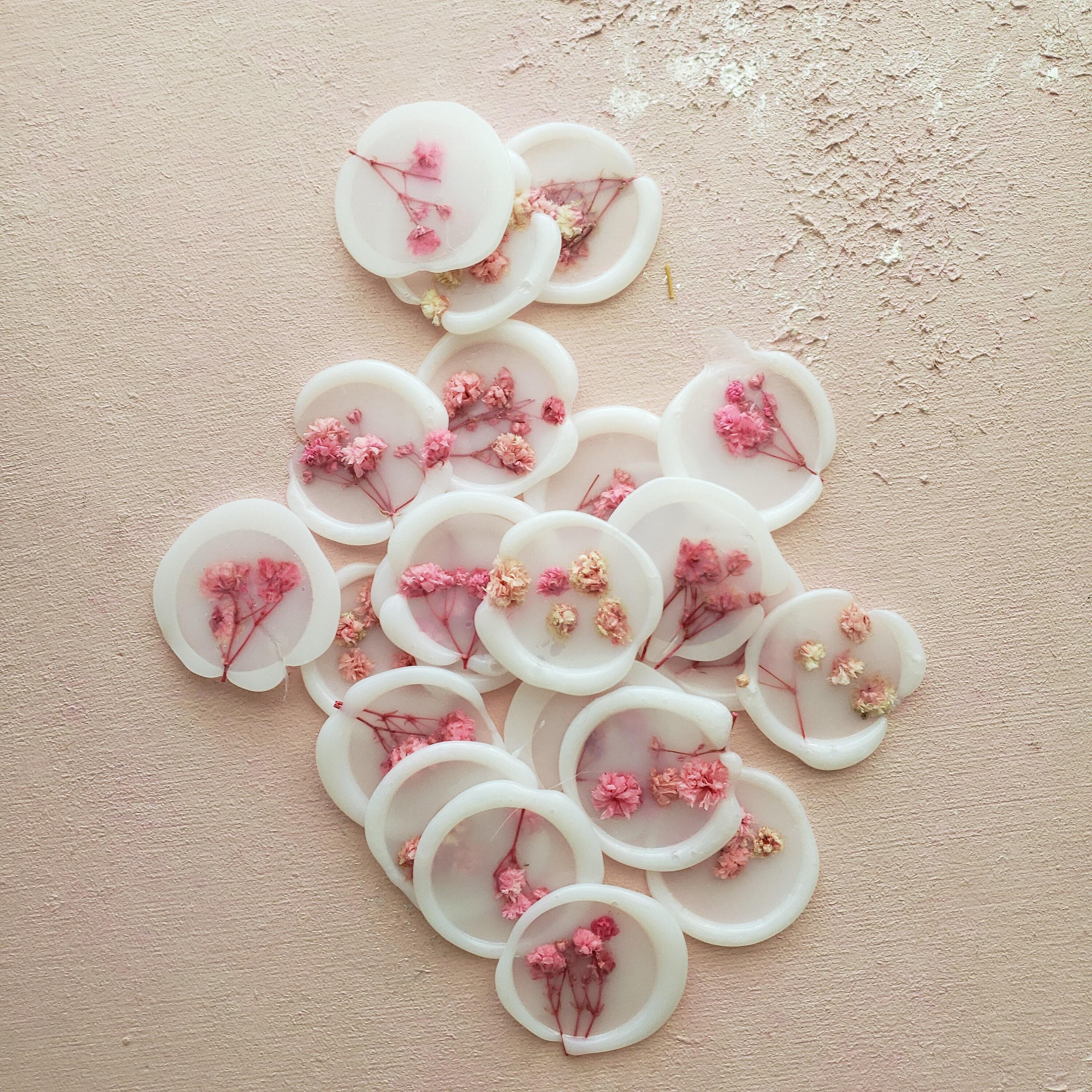  YOKIOU Pink Wax Seal Kit for Wedding with 3 Wax Seal