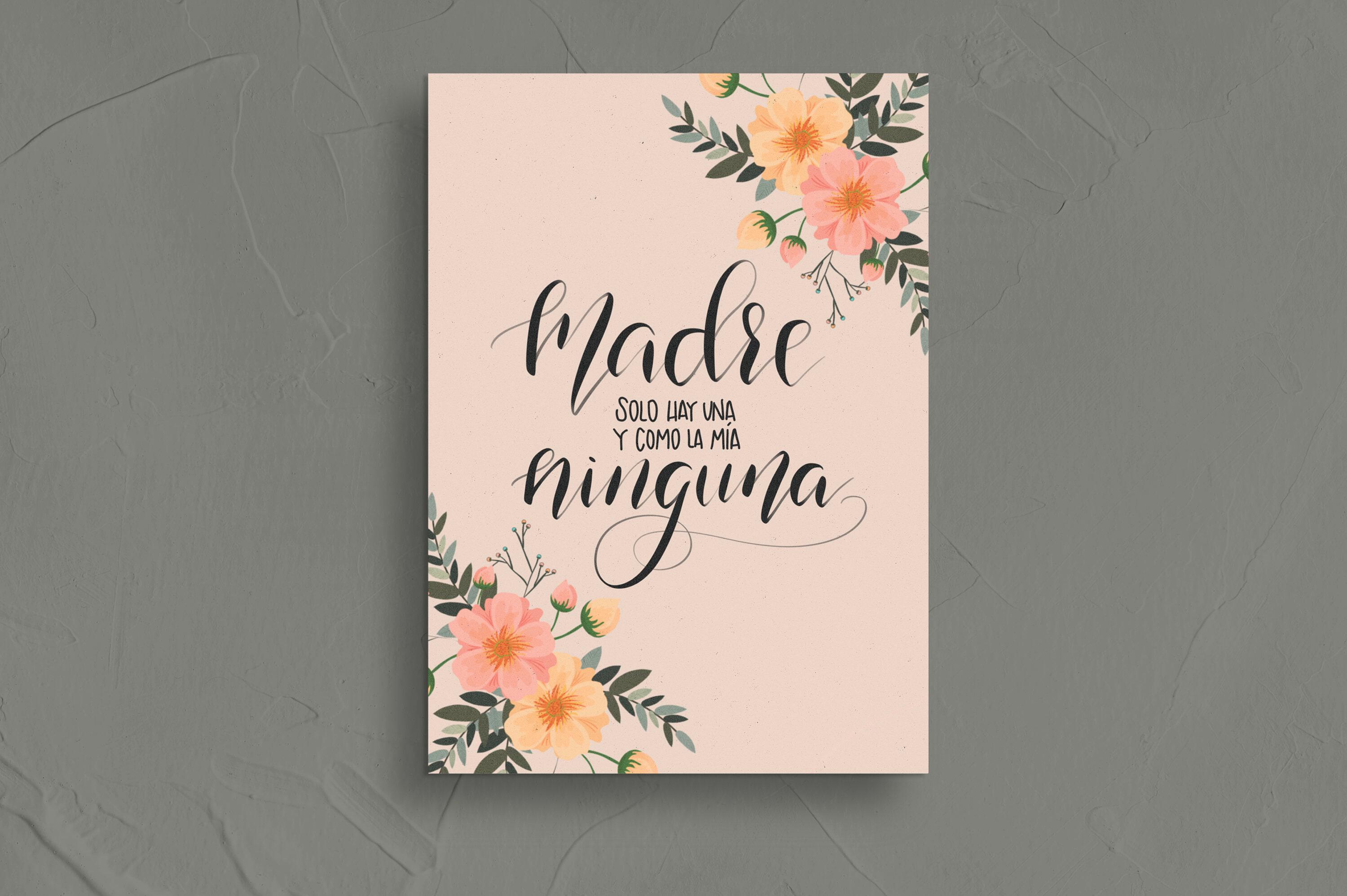 Products :: Madre Solo Hay Una, Mother's Day Card in Spanish, Mother's Day  Gifts, Spanish Mom Birthday Card, Dia de las Madres, Spanish Mother's Day