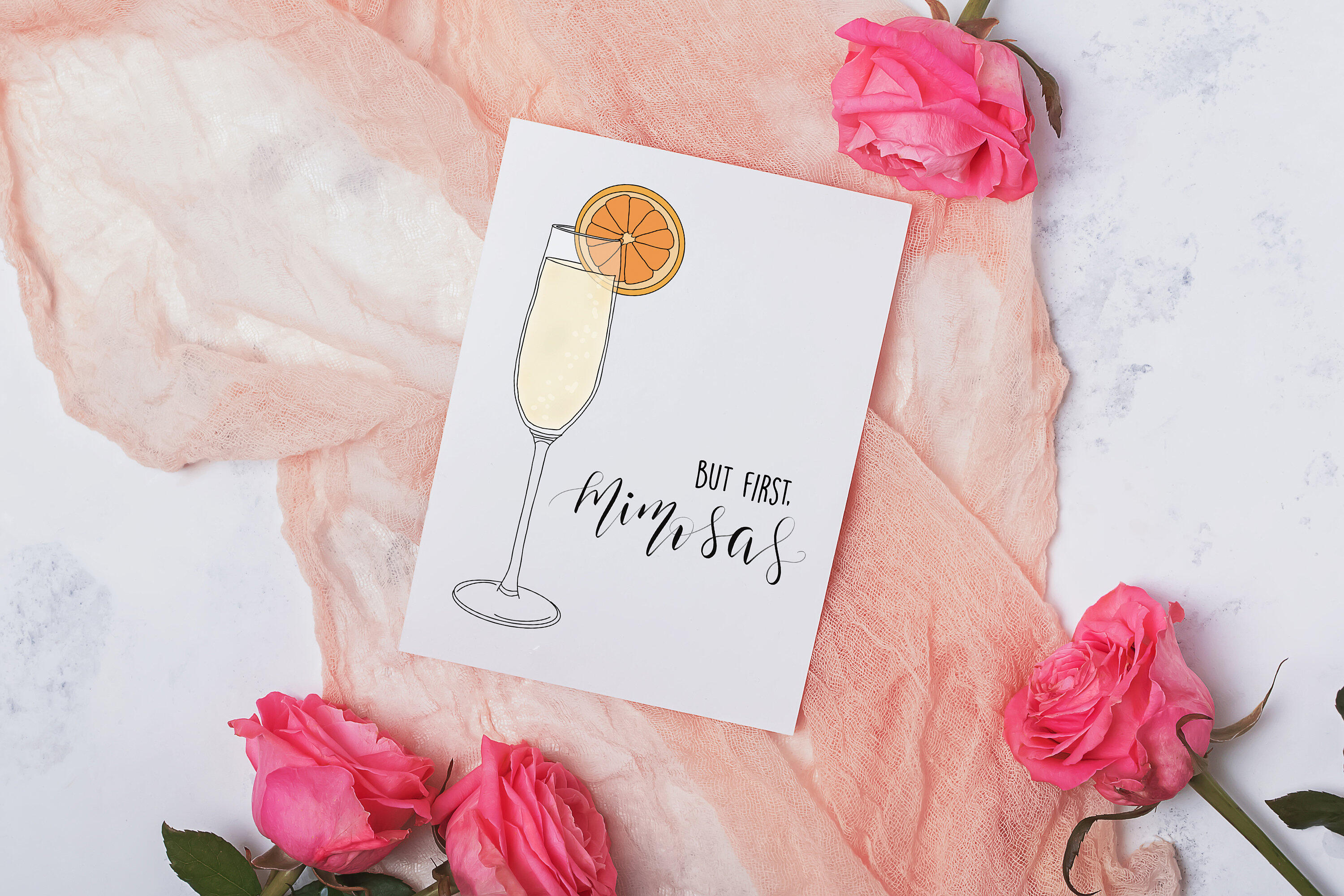 Mimosa Bar Sign digital Download Brunch Sign Mimosa Bar Bottomless Mimosa  Print Brunch and Bubble Art Brunch Decoration Digital 