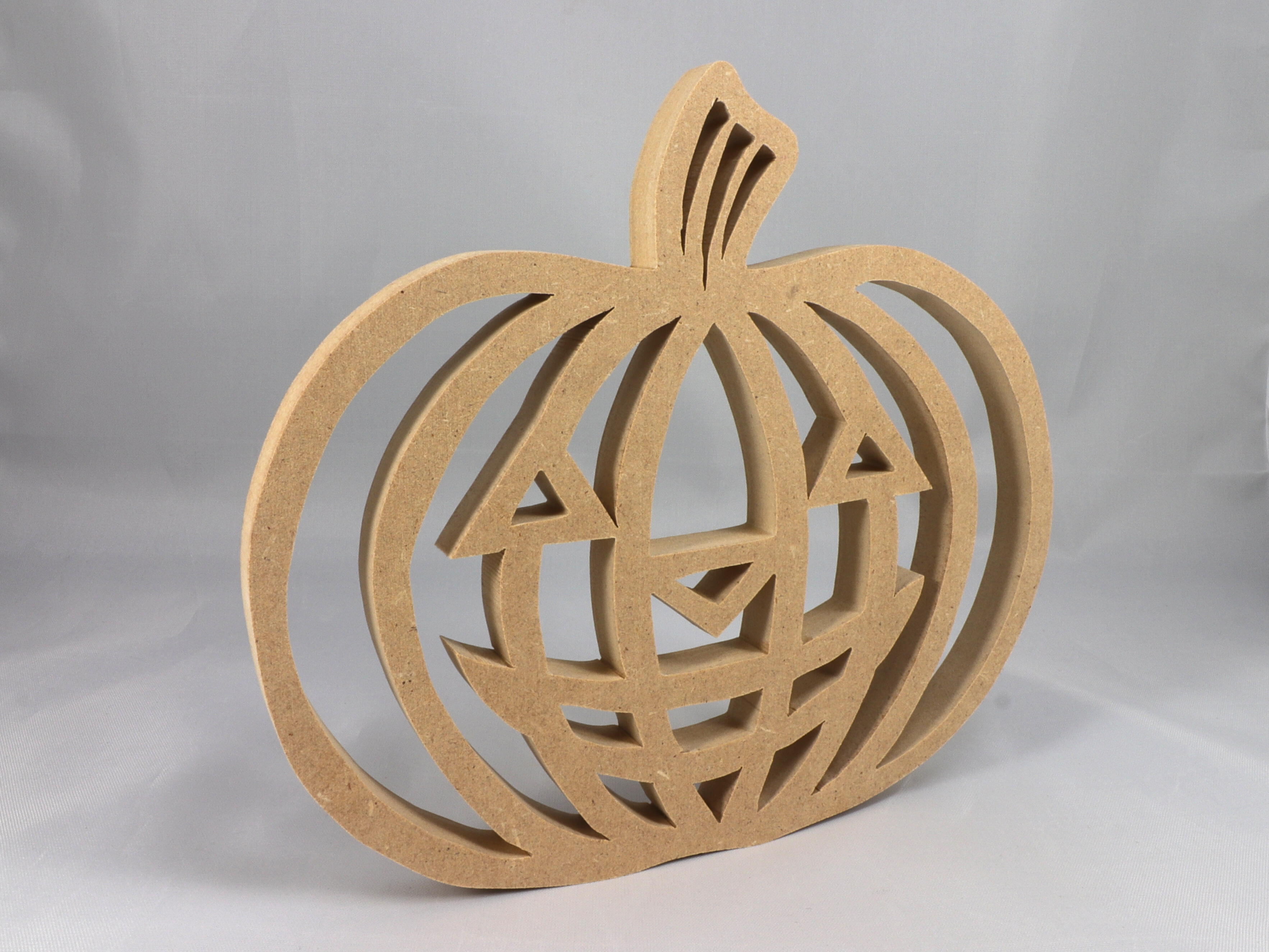 Halloween Jack-o-Lantern Fretwork Cutout Handmade Unpainted and Ready to Paint  Art, Decor or Crafts,Halloween Jack-o-Lantern Fretwork Cutout Handmade Unpainted and Ready to Paint Art, Decor or Crafts, For Wall or Door Hanging For Wall or Door Hanging