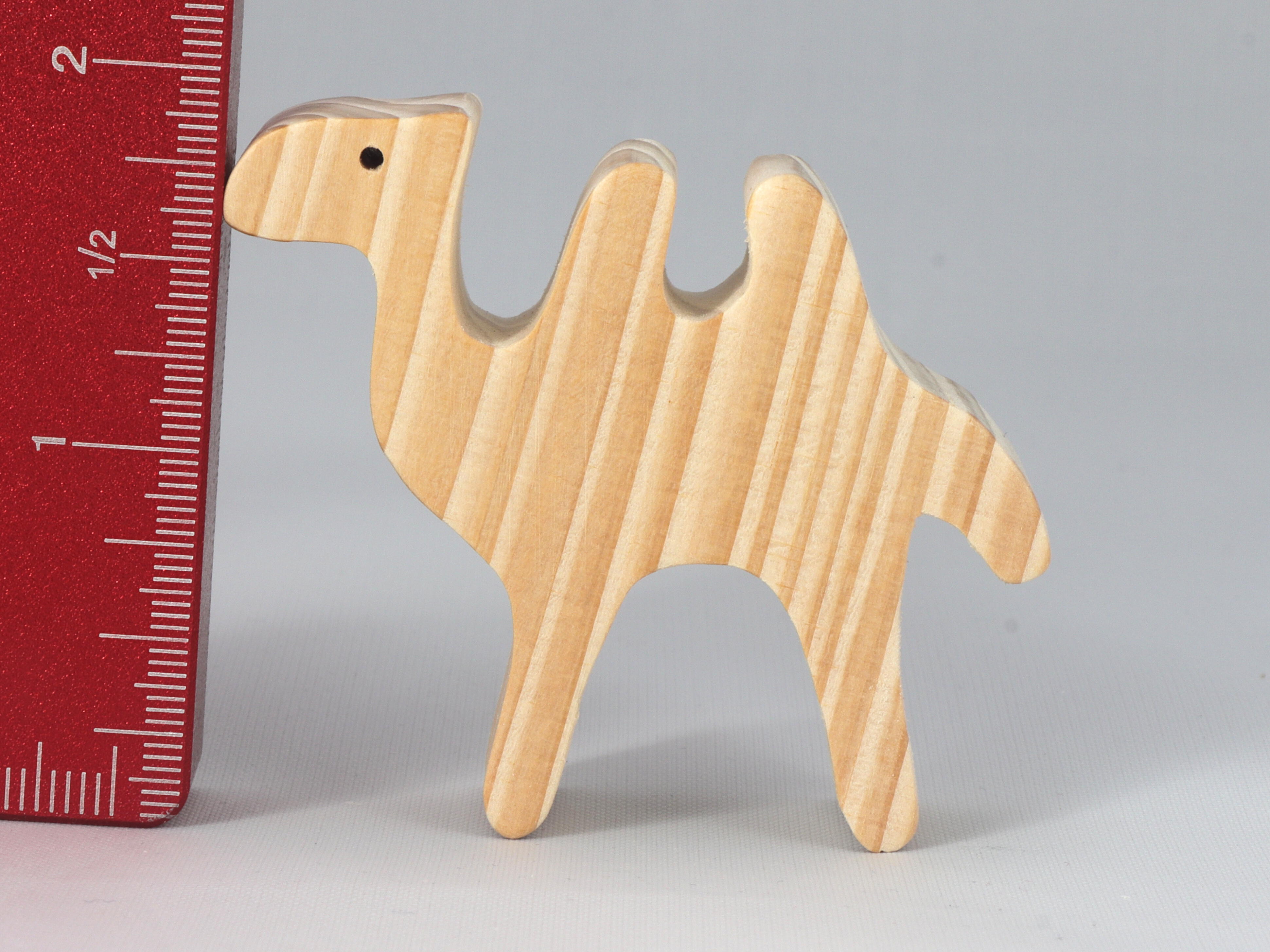 Fun Games Big Kid Toys Toy Camel Cutout Handmade Unfinished Wood
