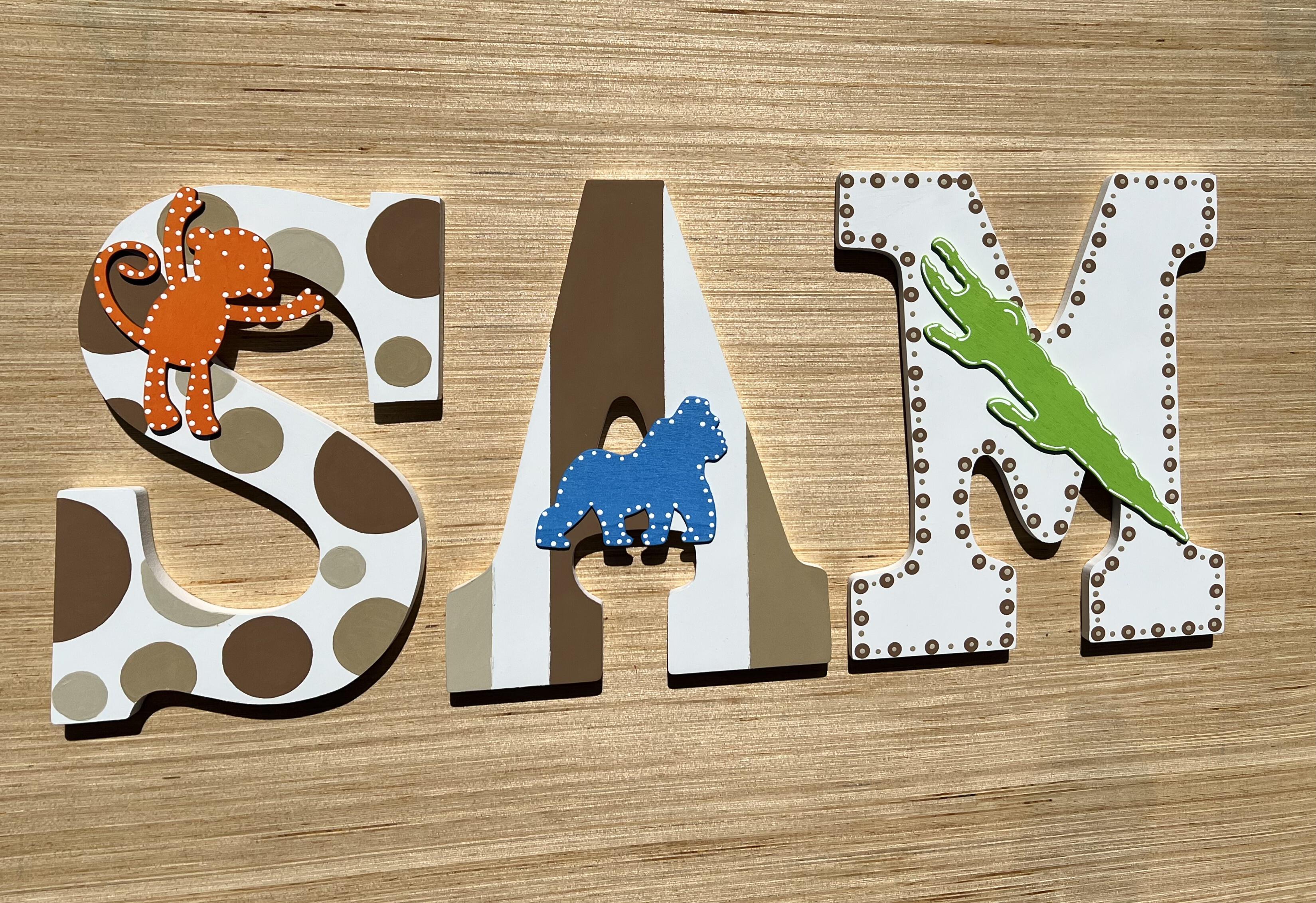 Letter Wood Embellishments Crafts  Wooden Letters Wooden Letters