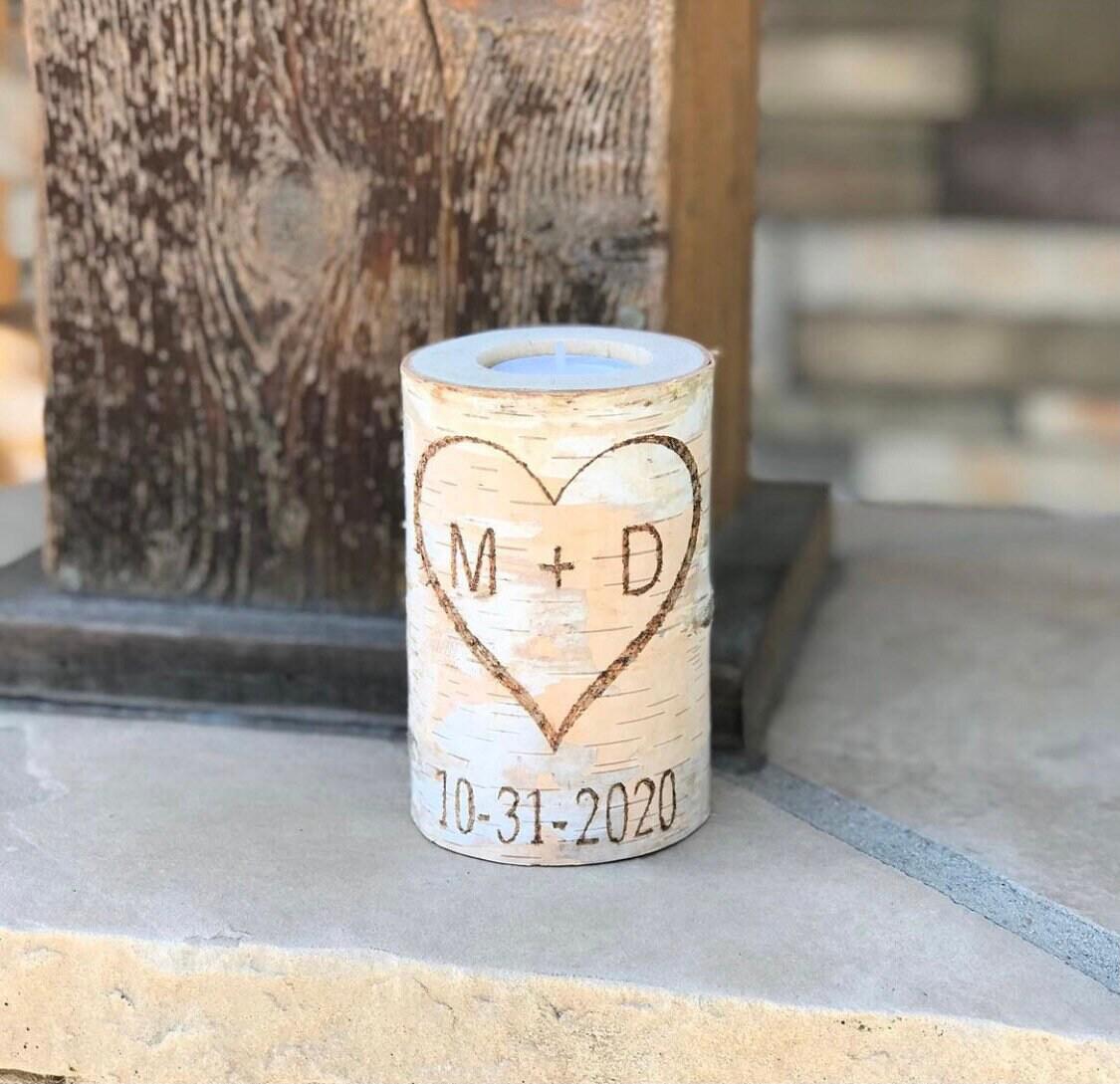 Home & Living Candles Candle Holders Personalized Couple