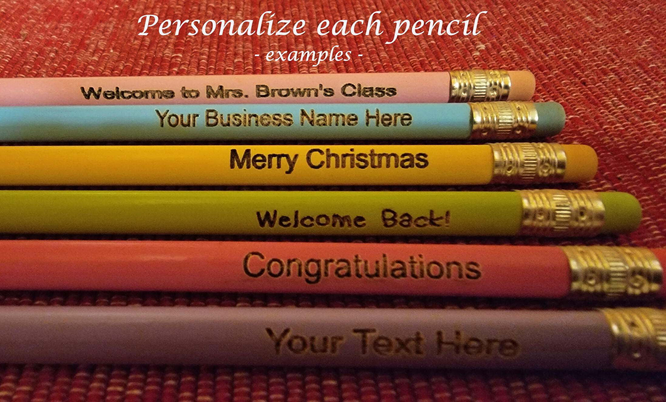 Personalized Pencils For Teachers