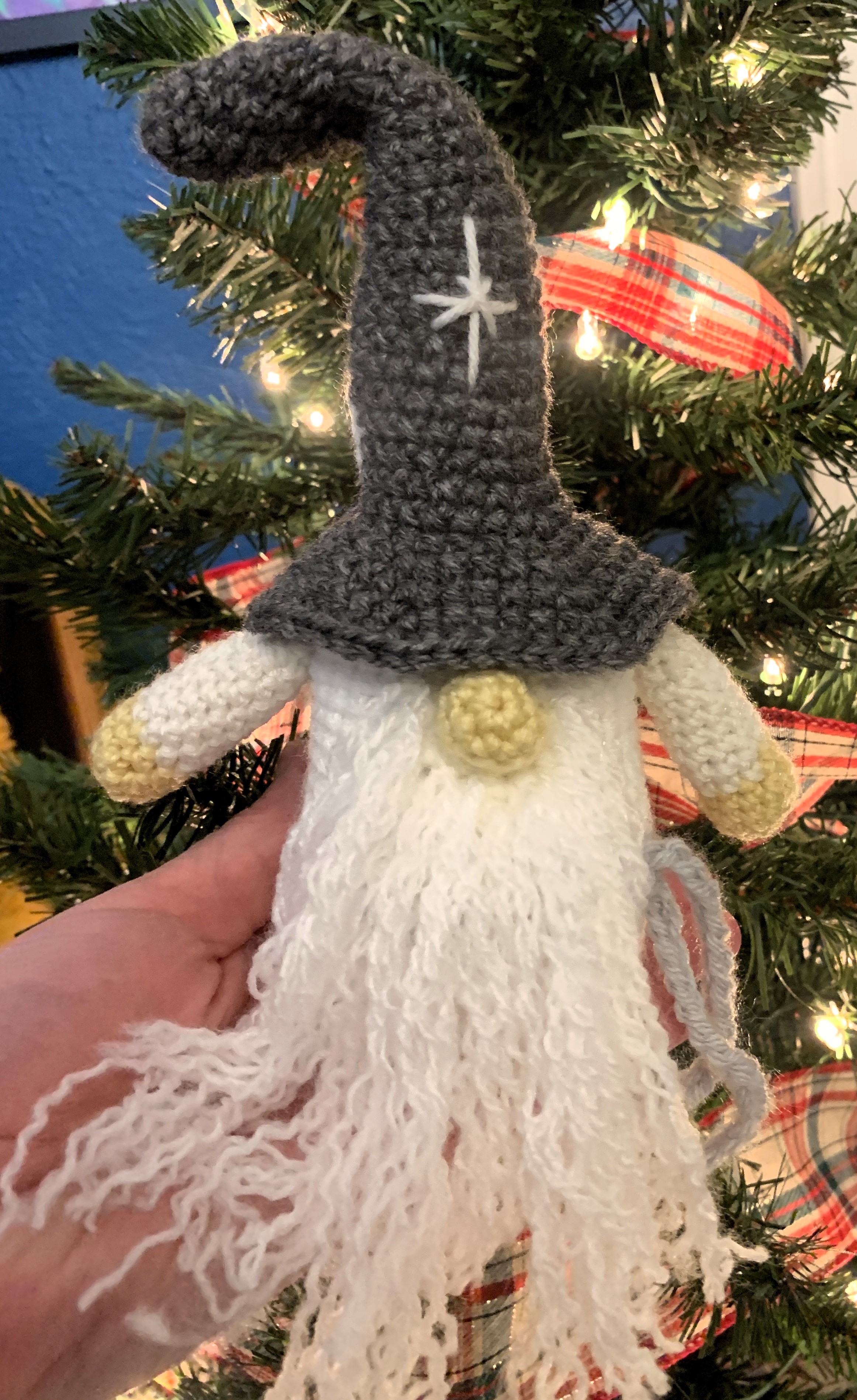 Winter Wizard Gnome - Crochet Pattern PDF - Digital Download - LOTR, Gandalf