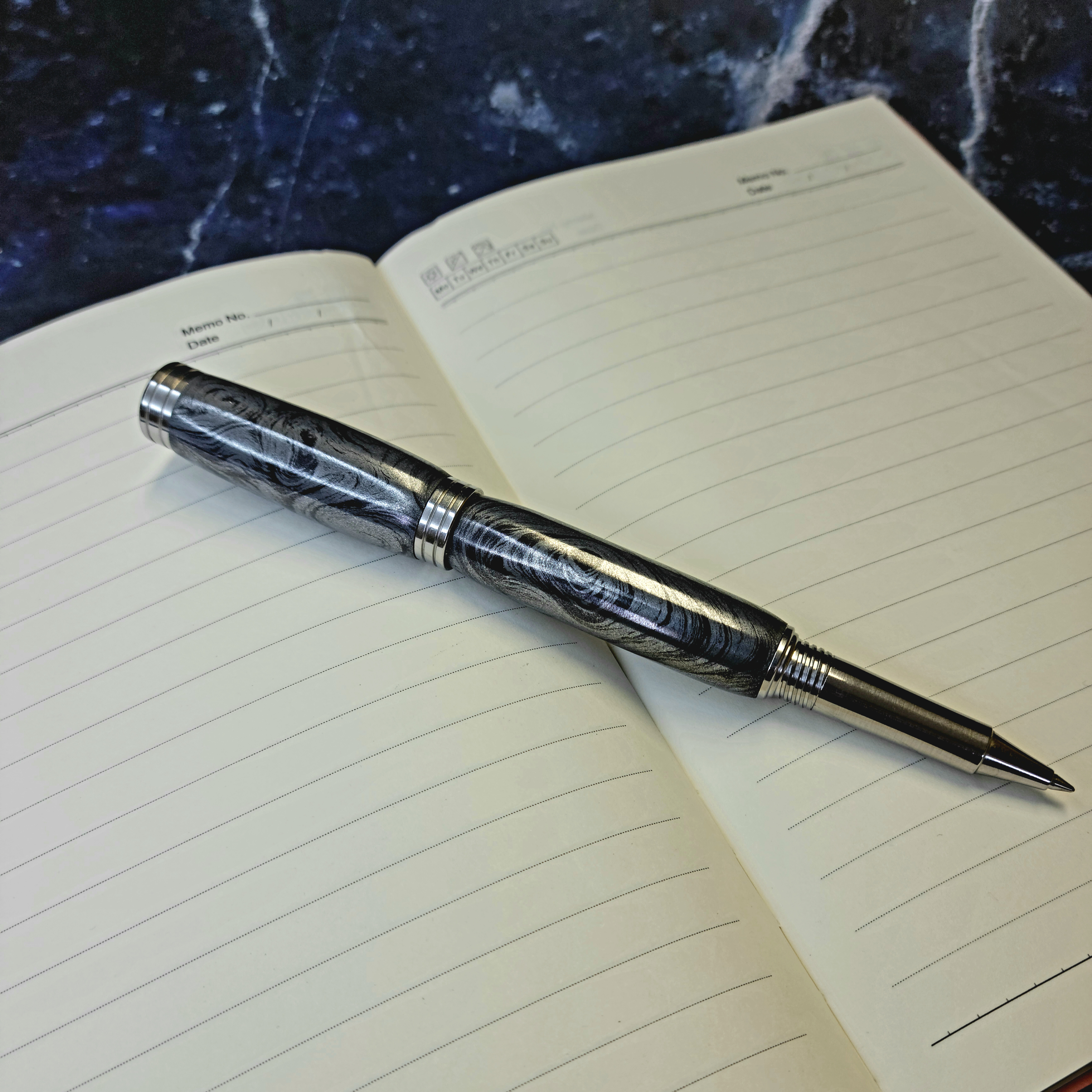 Desire, handmade stainless-steel rollerball pen
