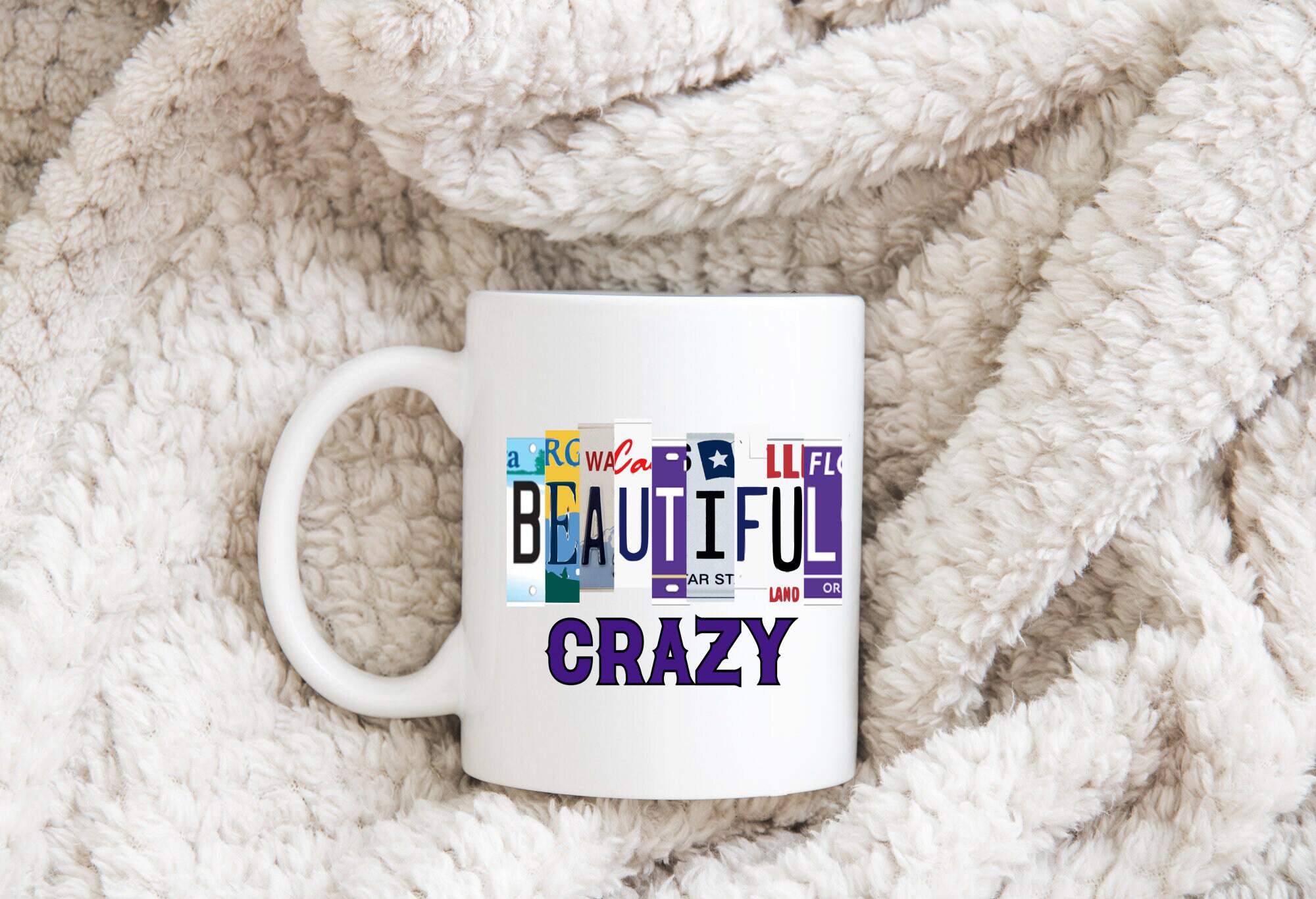 Beautiful Crazy Lyrics Sign SVG file