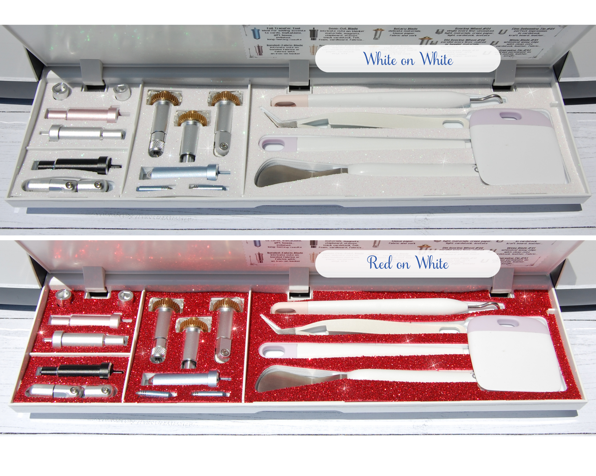 The Storage Insert for Cricut Maker/Maker 3, Organizer fits Inside of  Cricut Maker Quick Swap and Cricut Blade Holder ,Cricut Maker Quick Swap  Storage Drawer Insert (White,Maker Series Only)