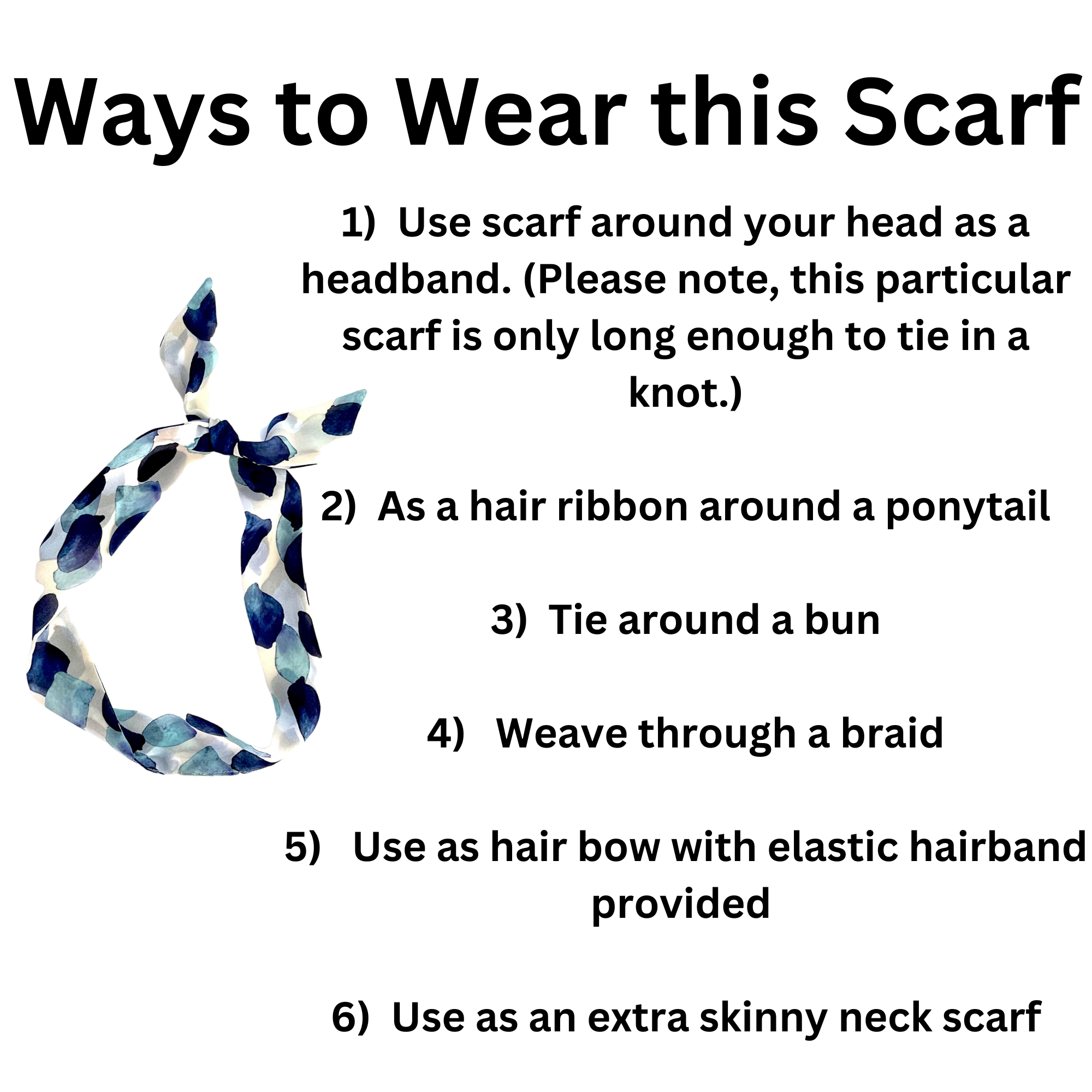 6 Different Ways To Wear A Scarf In Your Hair