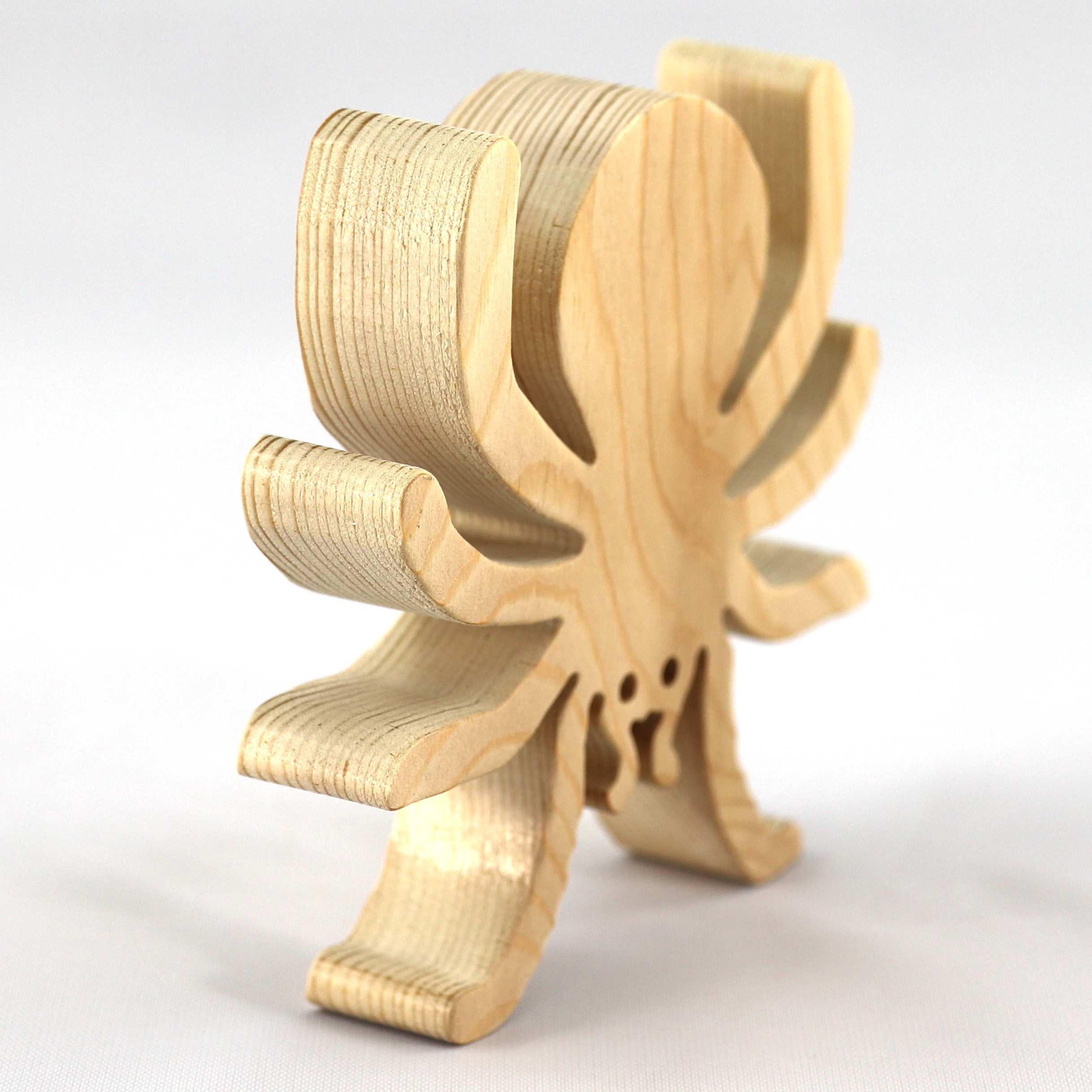 Handmade Wood Spider Toy Cutout for Halloween Decoration or Crafts Unpainted From My Snazzy Spooks Collection