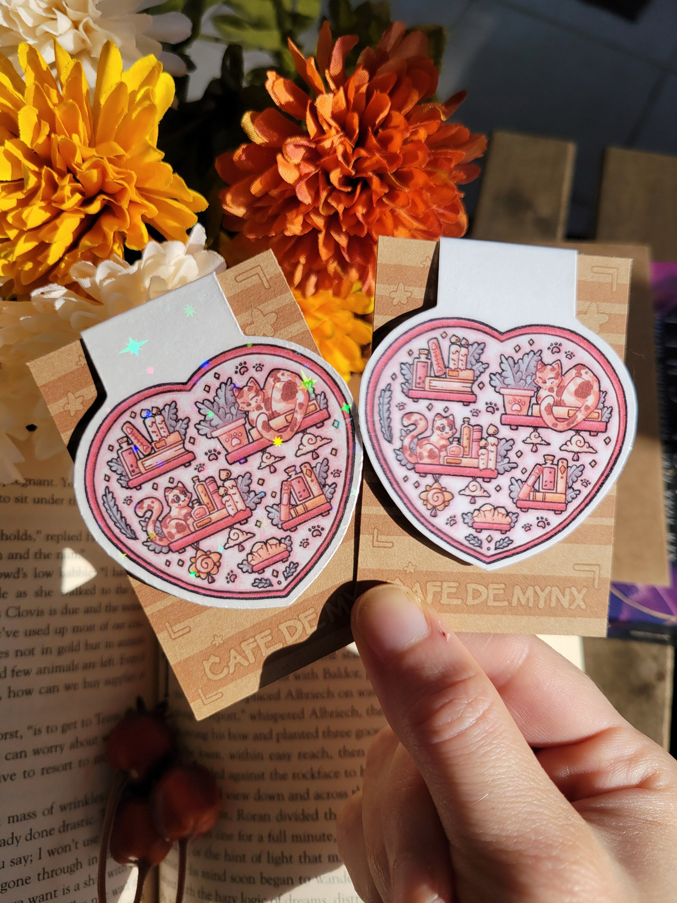 Metal Heart Love Bookmark With Tassel. Gold Bookmark, Reader Gift, Han