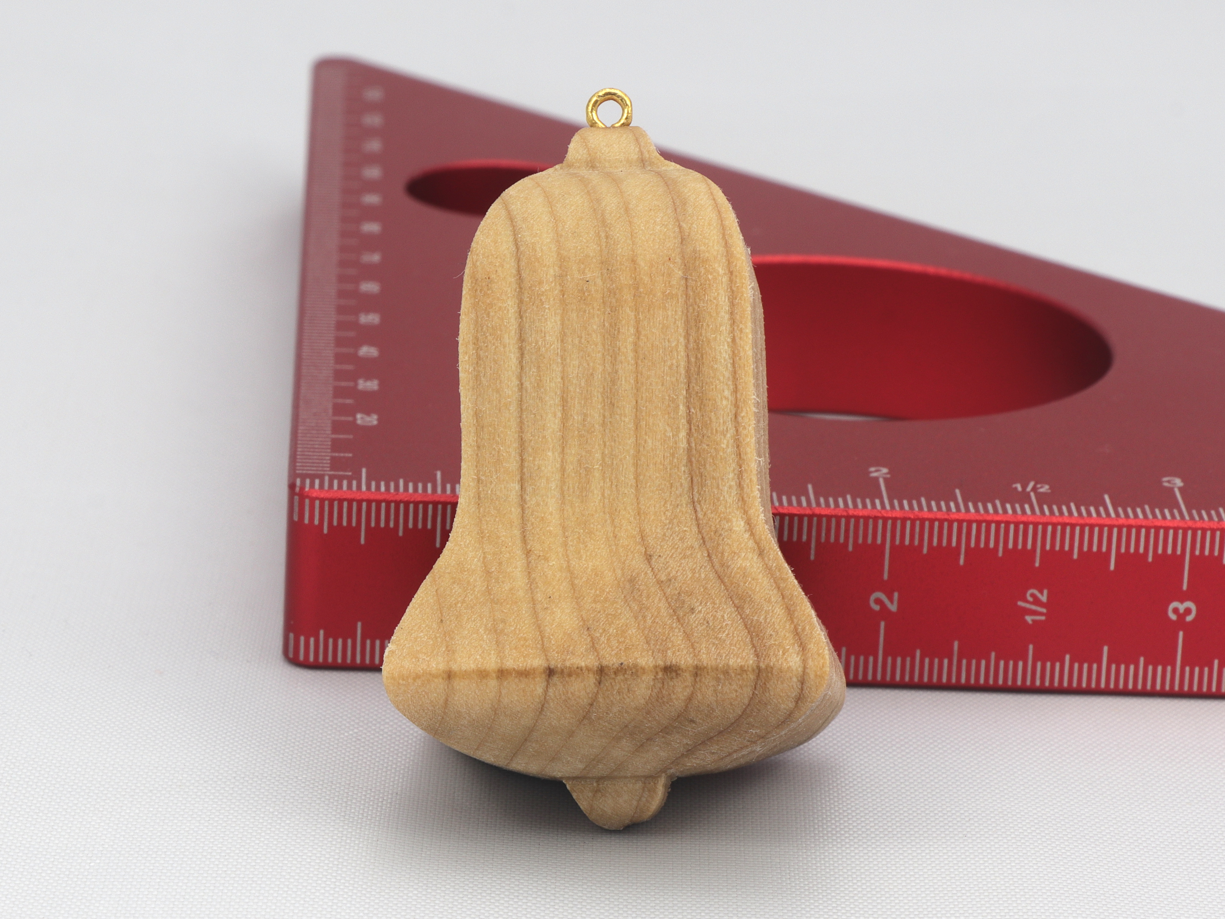Wood Bell Birdhouse Ornament Handmade from Select Hardwoods And Hand Finished With A Custom Blend Of Mineral Oil And Waxes From My Miniature Birdhouse Ornament Collection