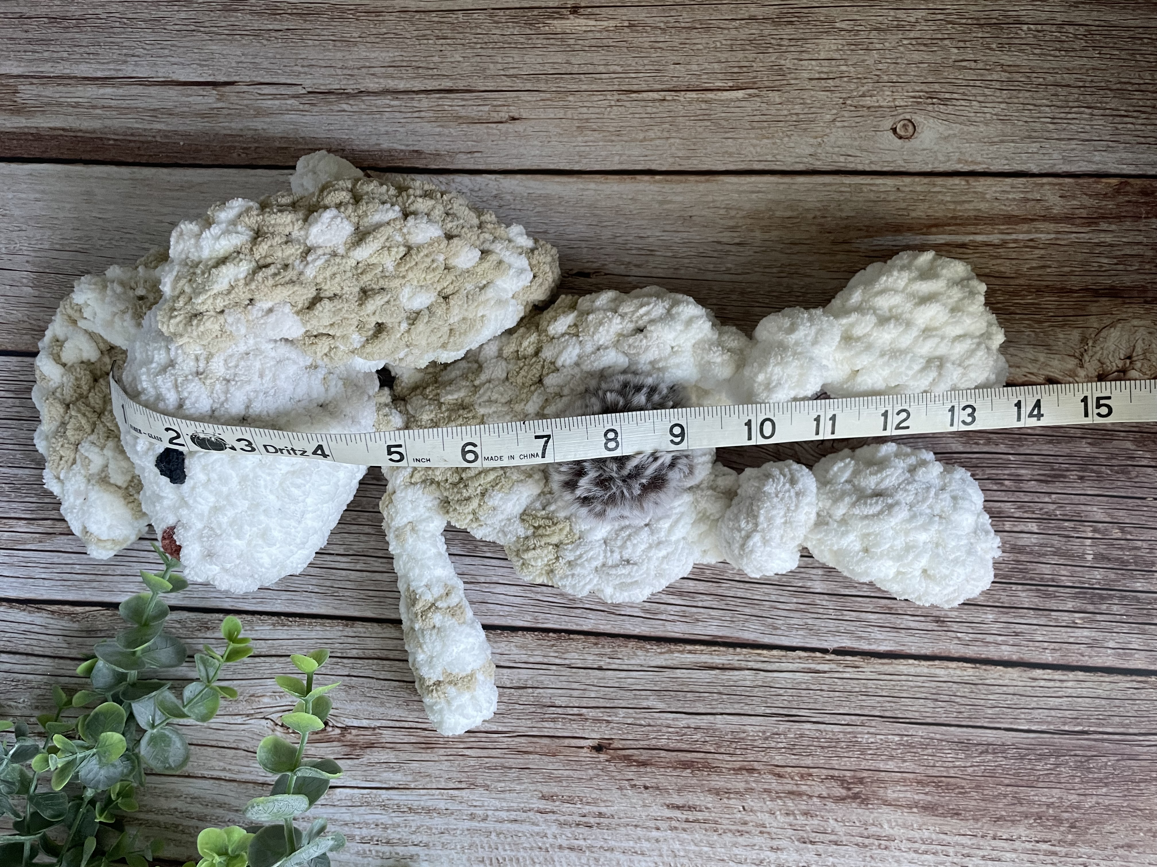 Home & Living :: Baby & Kids :: Crocheted Spotted Bunny Knotted Lovey