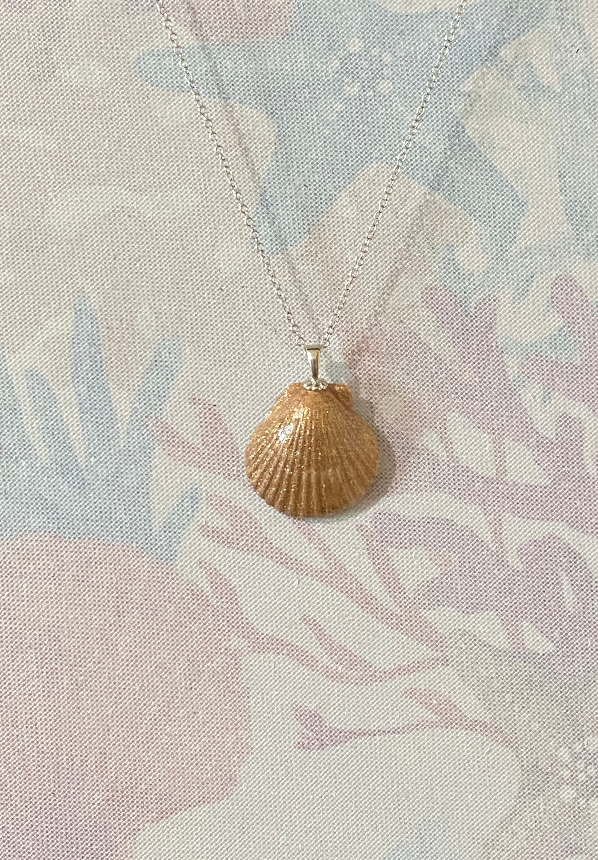 Pink/Yellow/Orange Hawaiian Sunrise Scallop Seashell