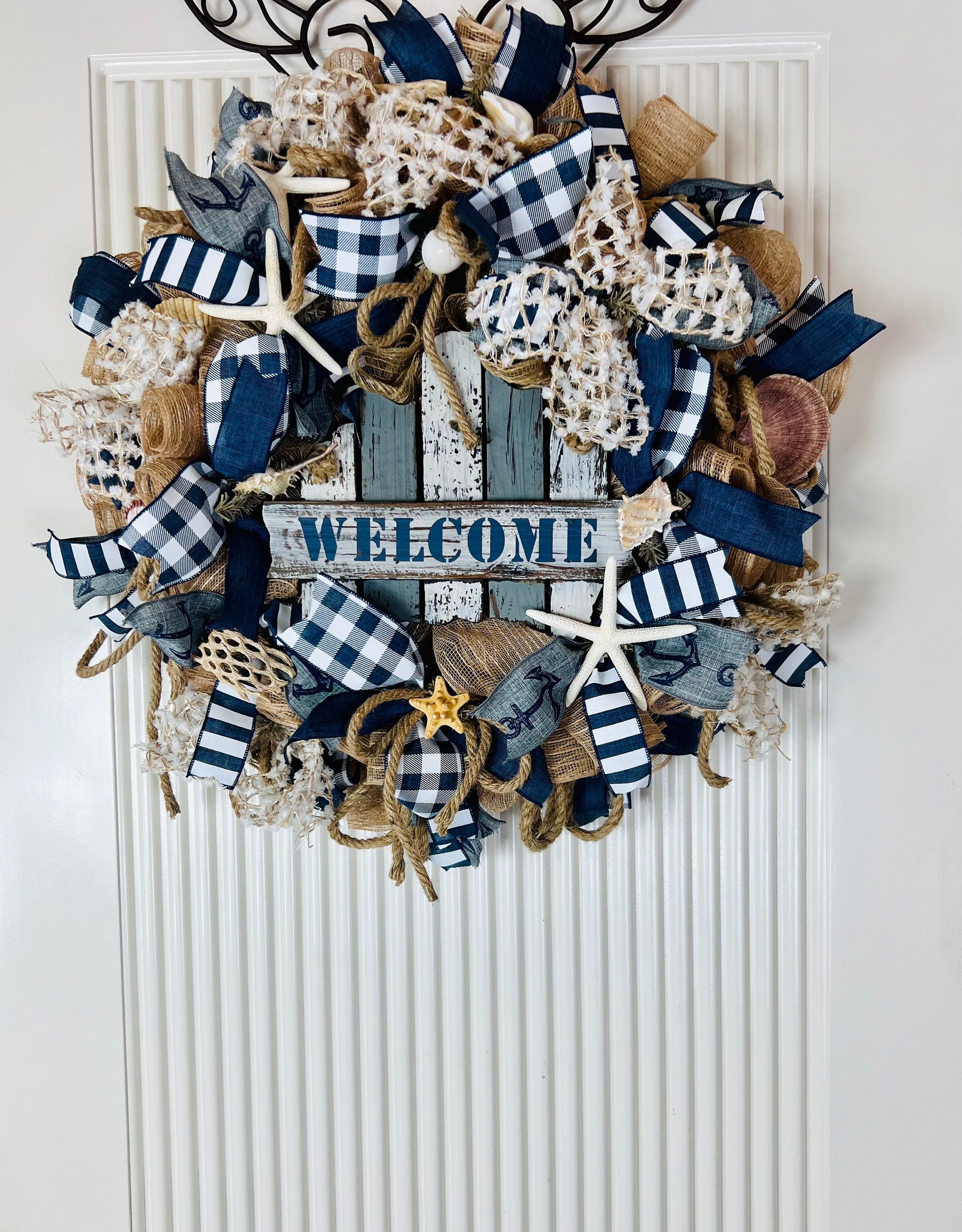 Braided Rope Farmhouse Spring factory and Summer Door Wreath