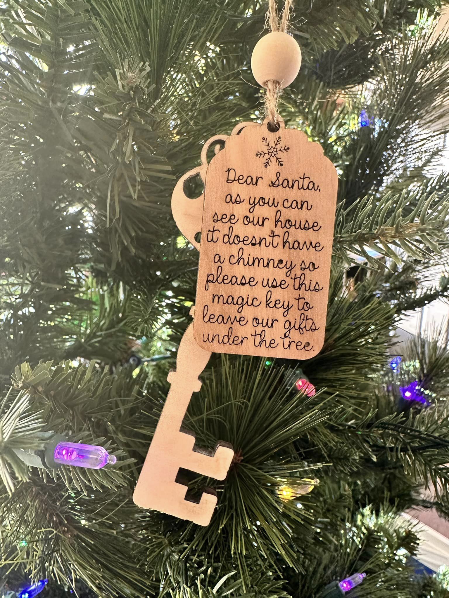 Santa's Magic Key Ornament