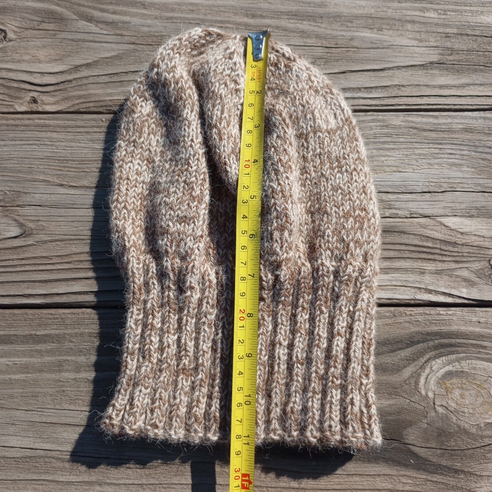 Men's Beanie Hat Handmade Gunmetal Gray Rust Crochet Fishing Hiking  Outdoors M