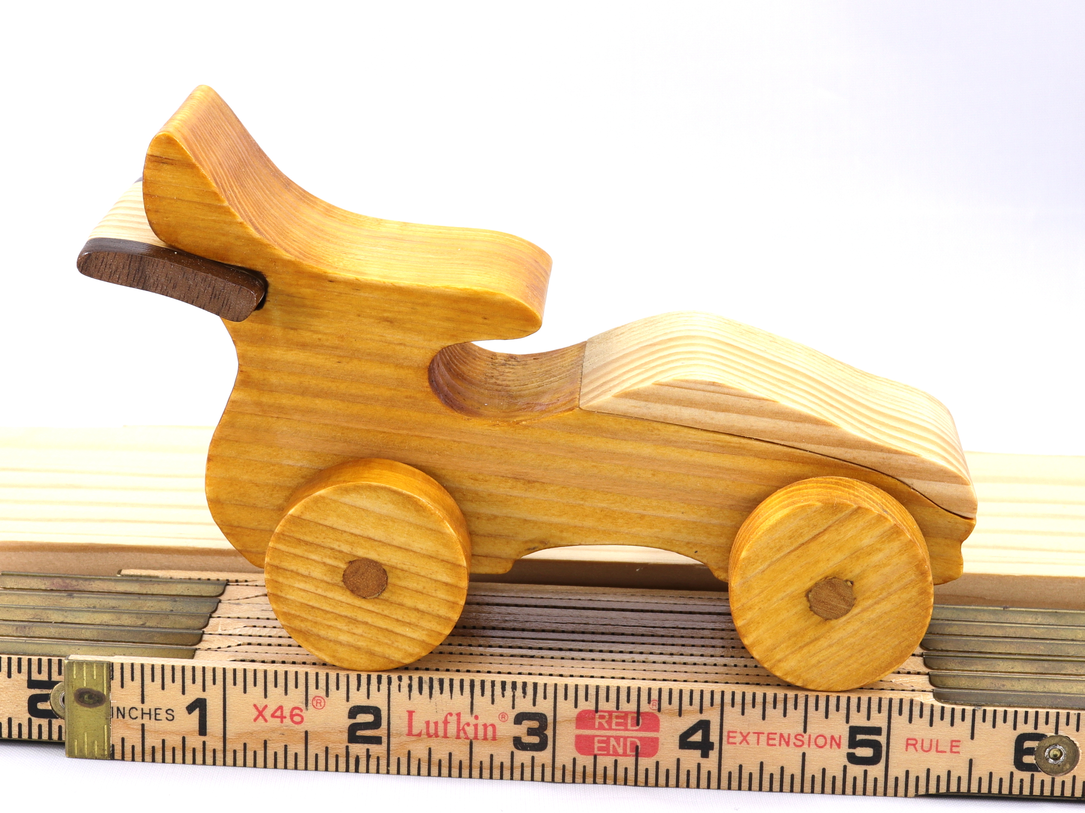 Wood Toy Car Coupe Roadster Handmade And Finished With Clear And Amber Shellac From My Speedy Wheels Collection