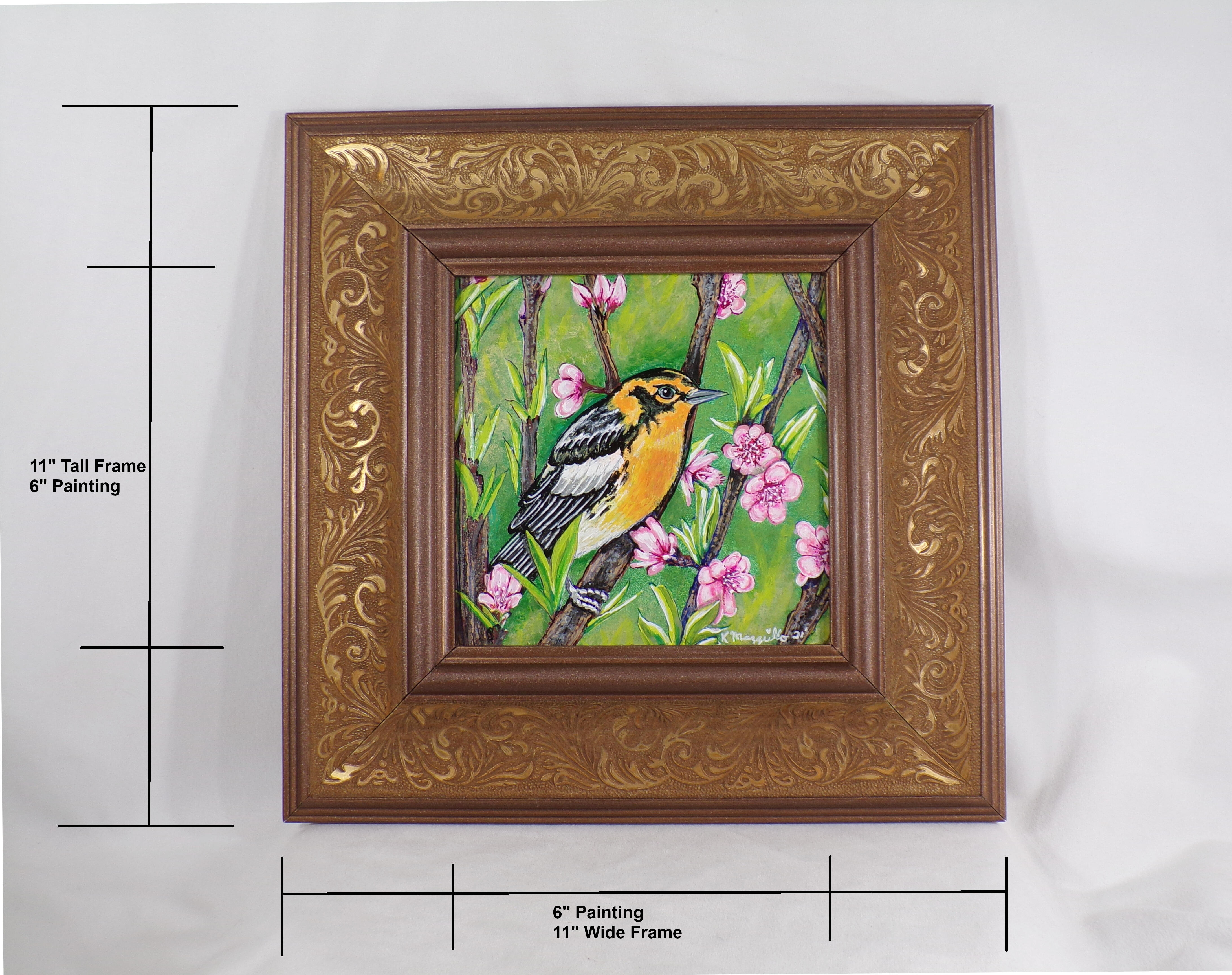 Blackburnian Warbler Bird Painting