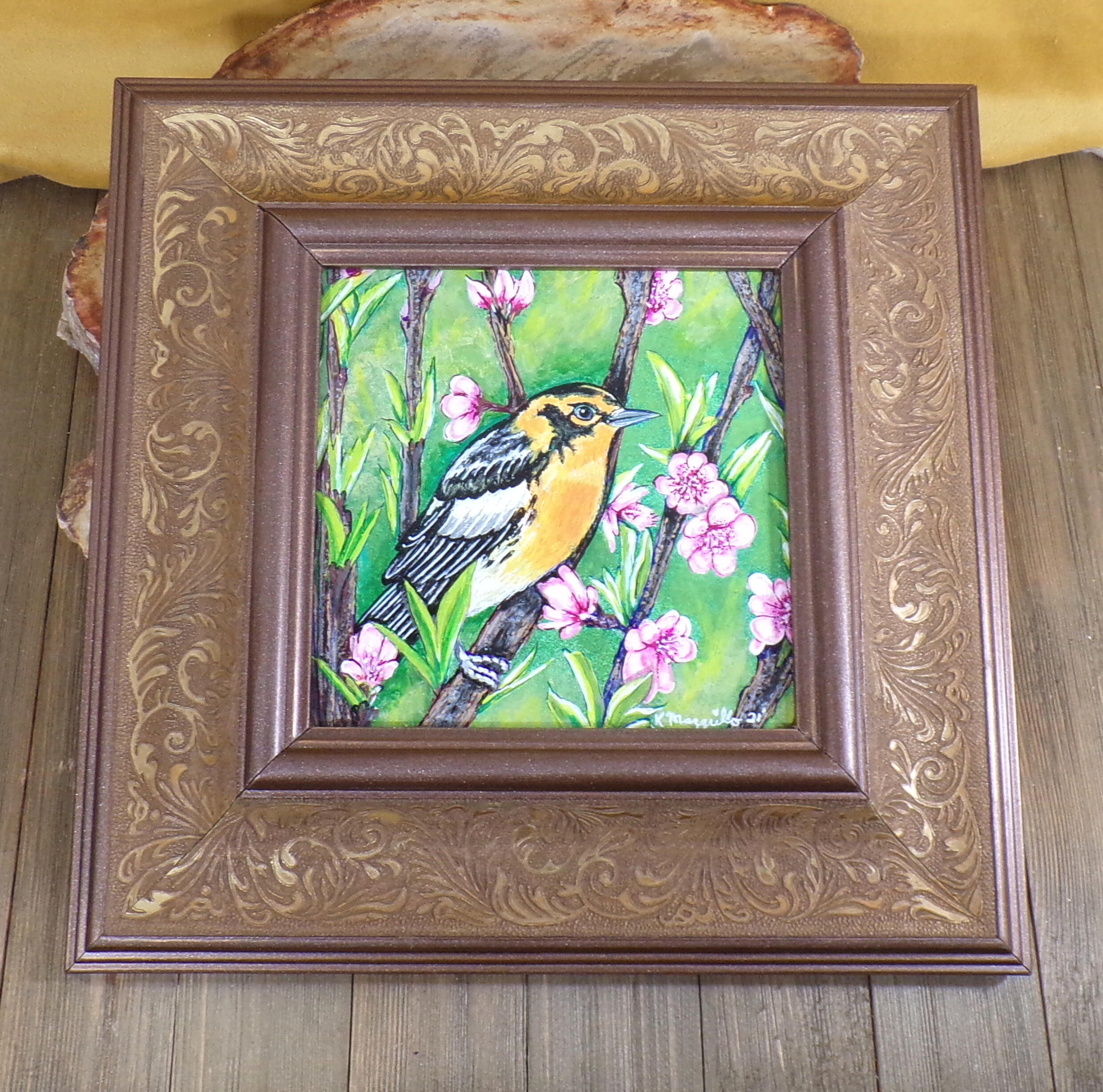 Blackburnian Bird Painting
