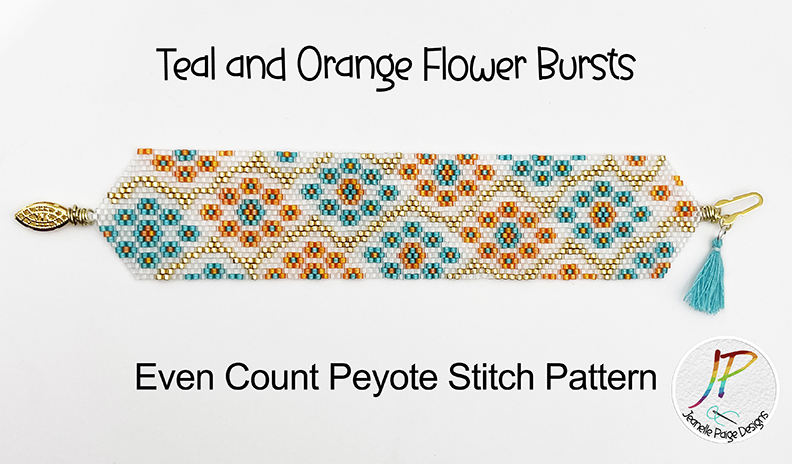 Create Your Own DIY Miyuki Glass Bead Bracelet Kit - Woven Net Pattern