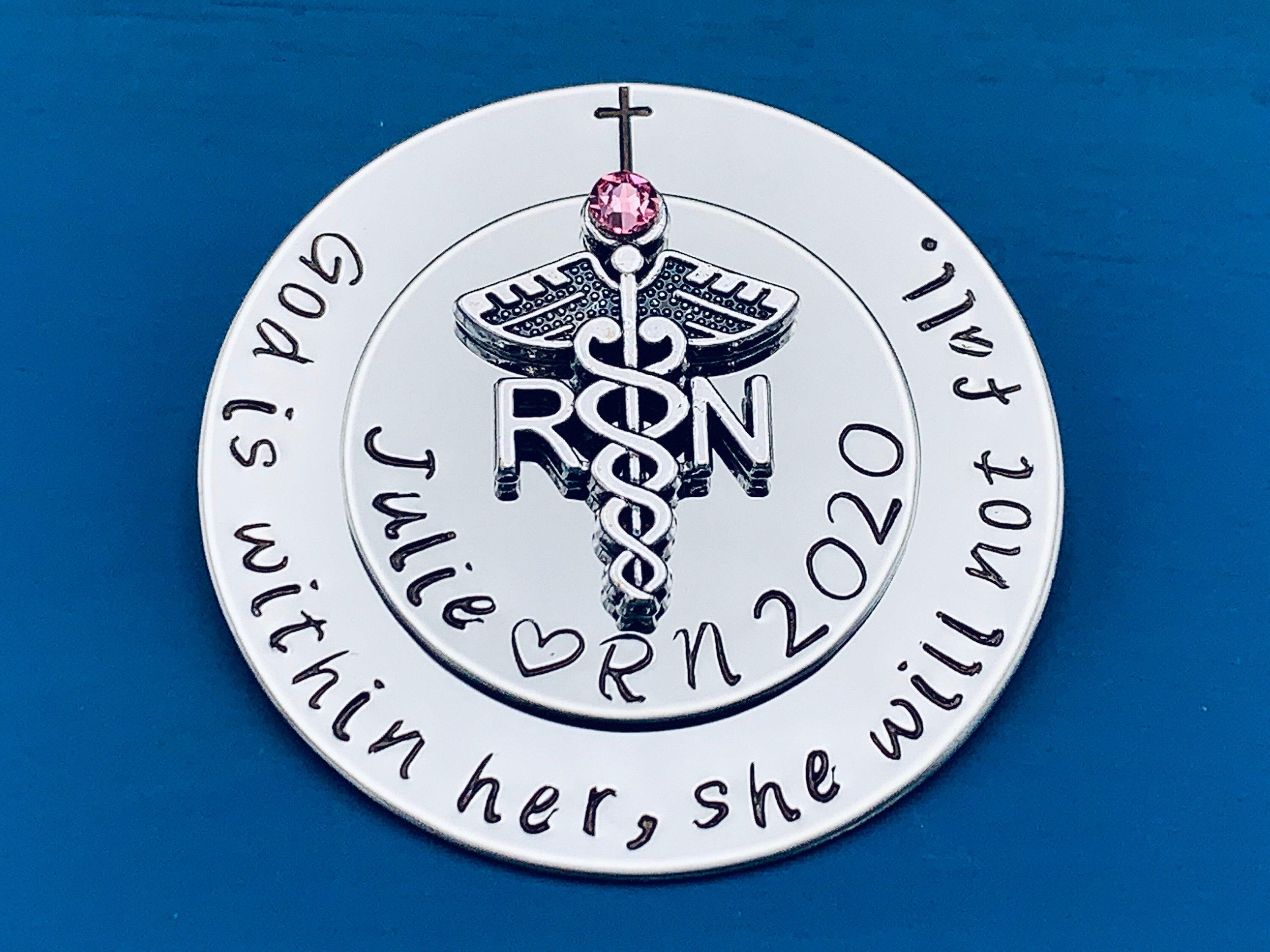Nursing Pin For Pinning Ceremony Personalized Nurse RN Graduation BSN